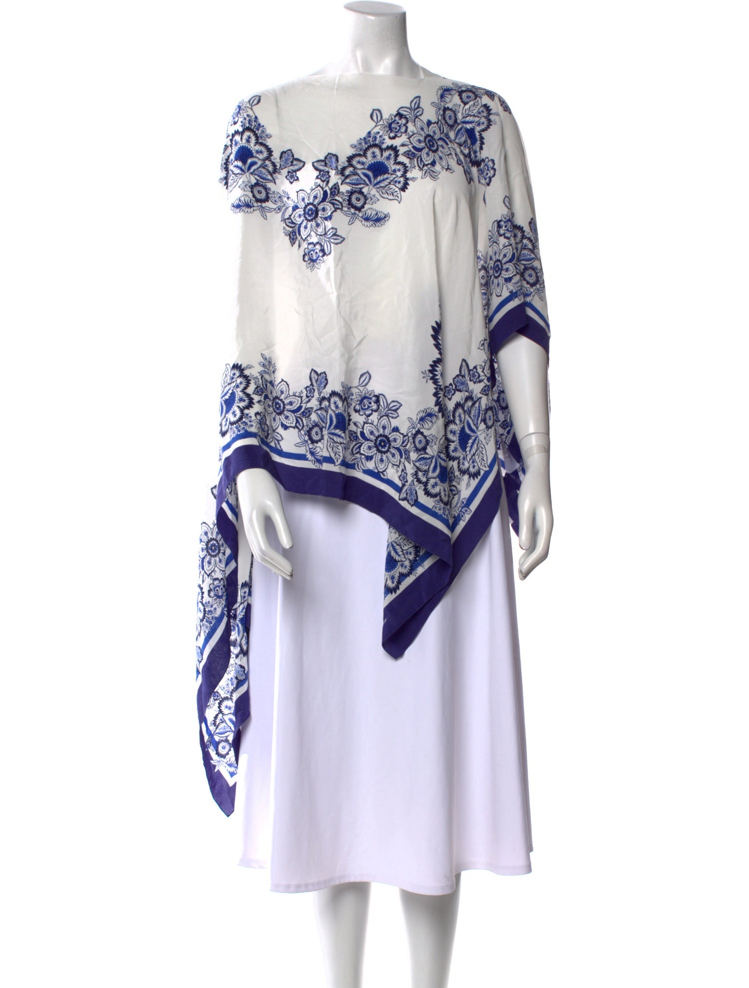 Etro Silk Floral Print Tunic