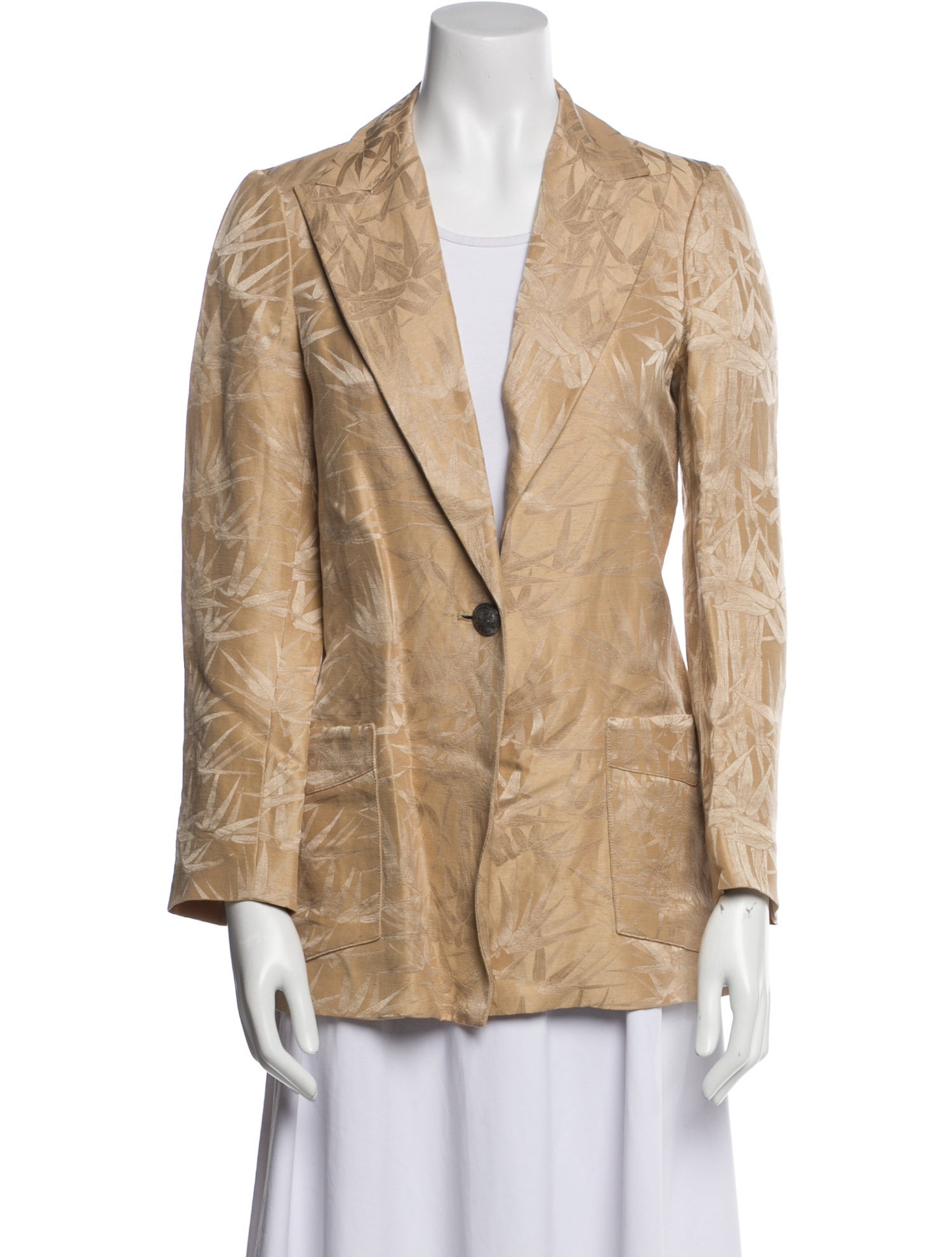Etro Linen Printed Blazer