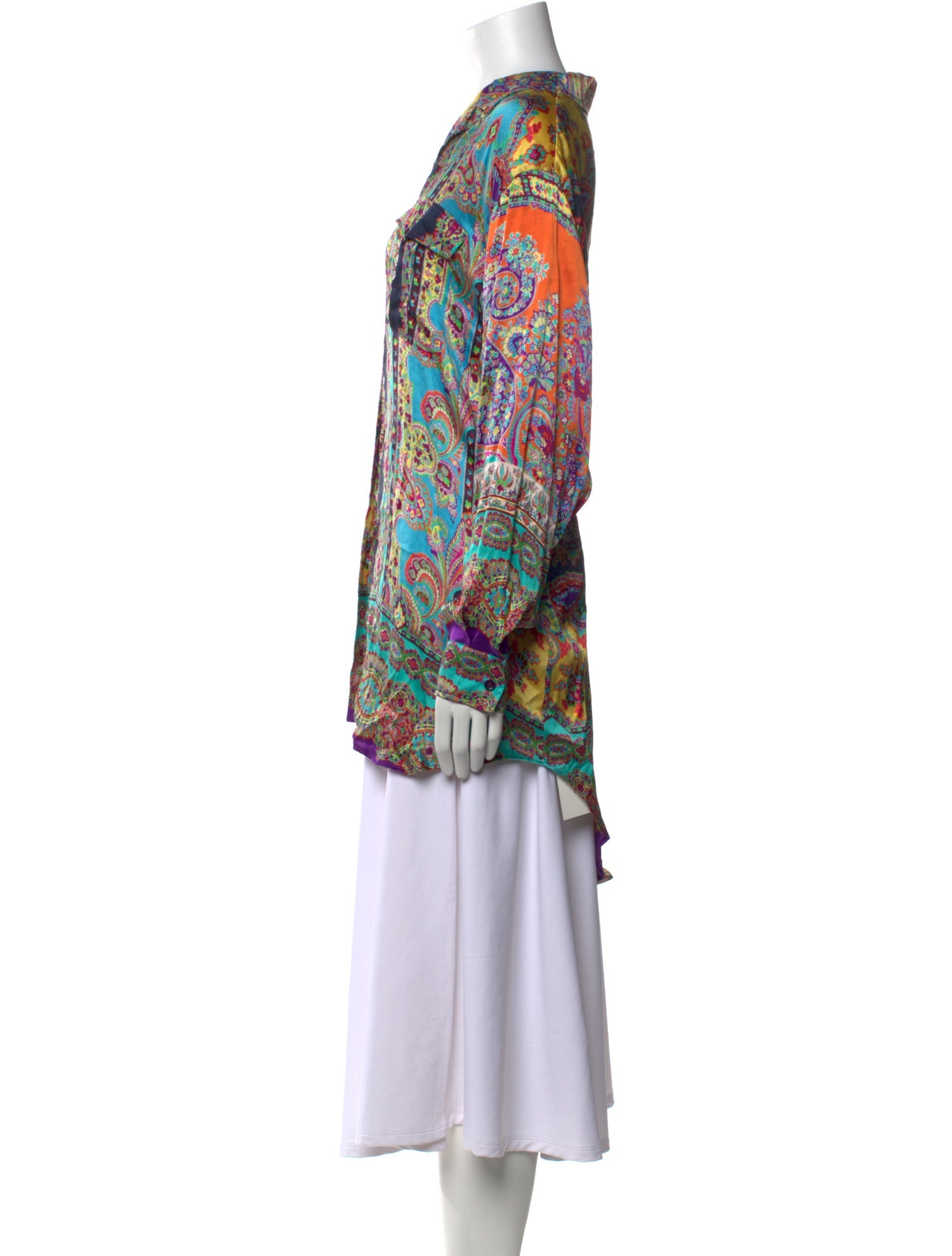 Etro Silk Paisley Print Tunic