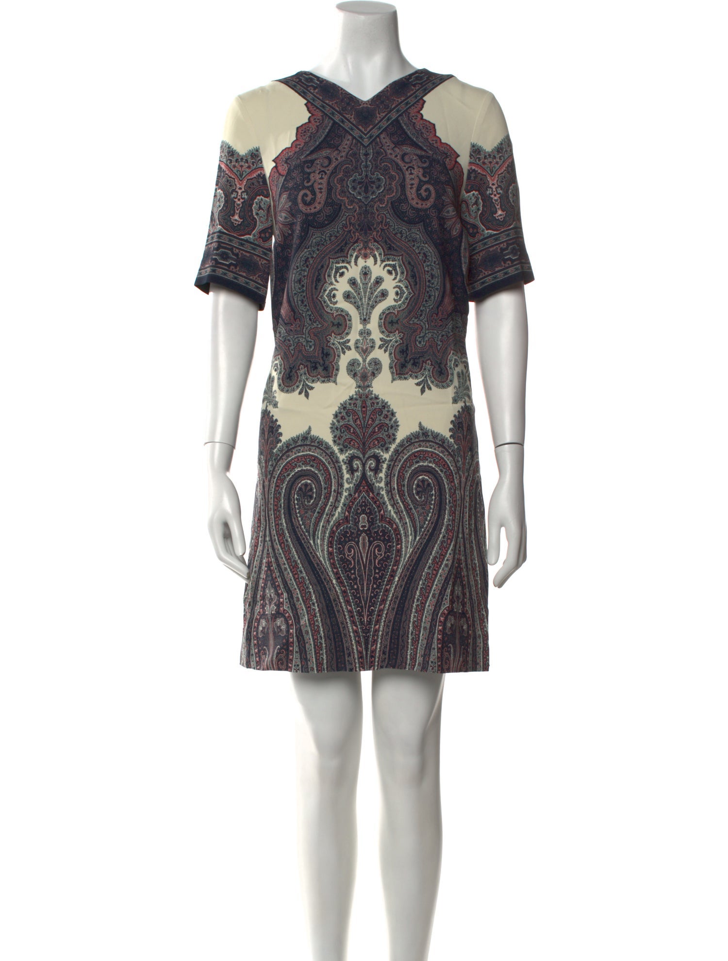 Etro Paisley Print Mini Dress