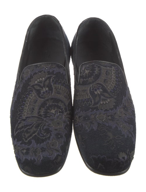 Etro Velvet Printed Loafers
