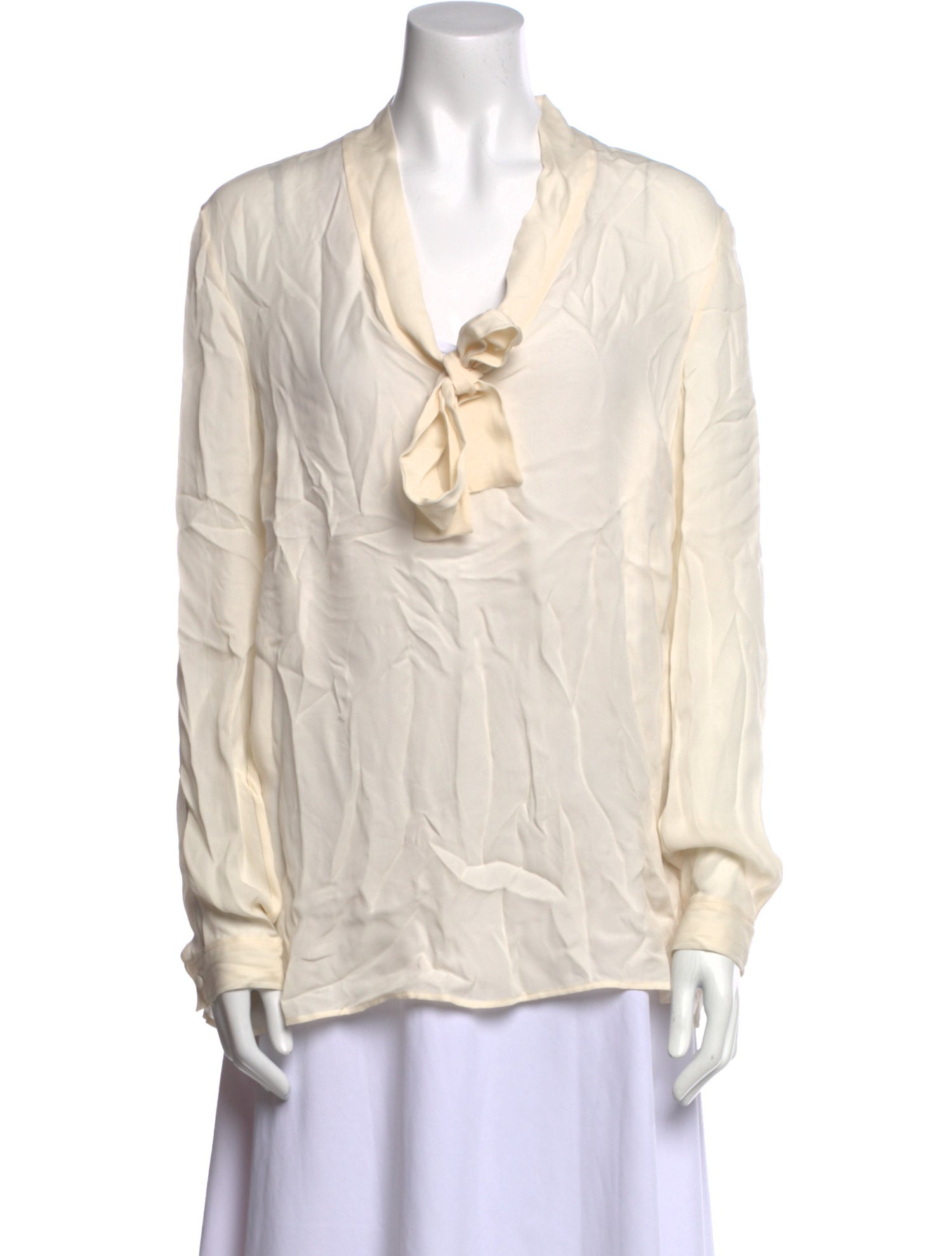 Etro Silk V-Neck Blouse