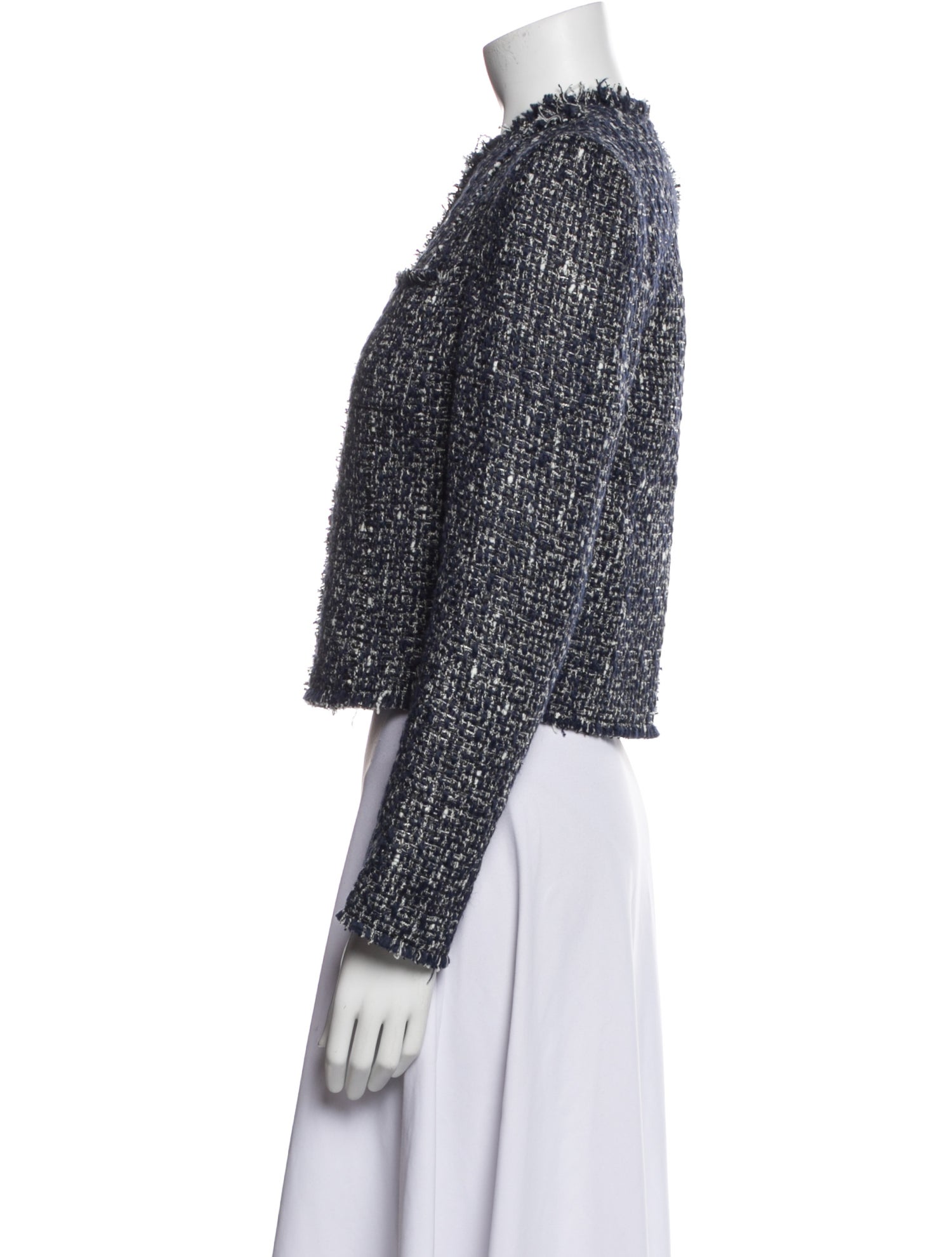 Etro Tweed Pattern Evening Jacket