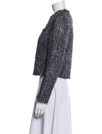 Etro Tweed Pattern Evening Jacket