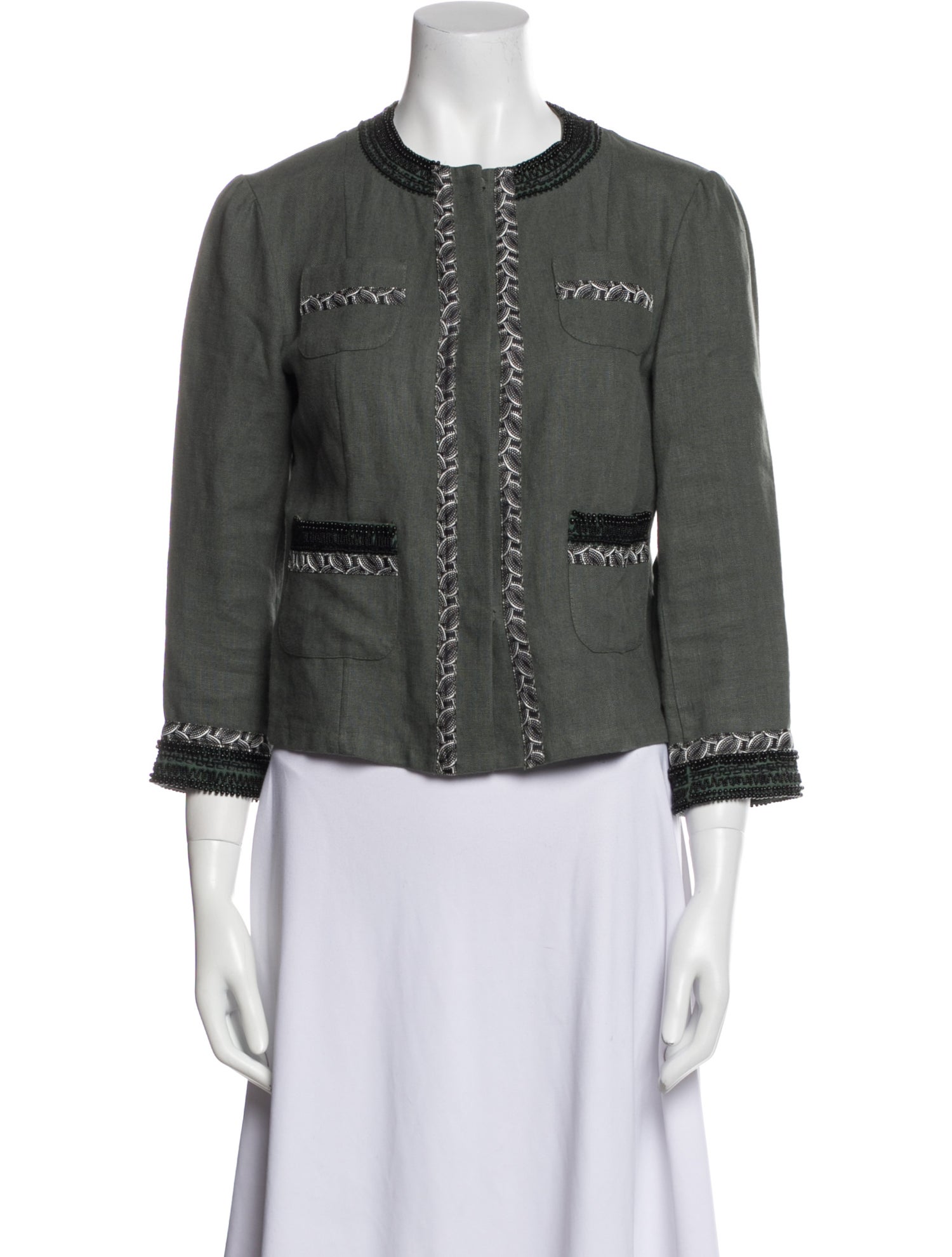 Etro Linen Evening Jacket