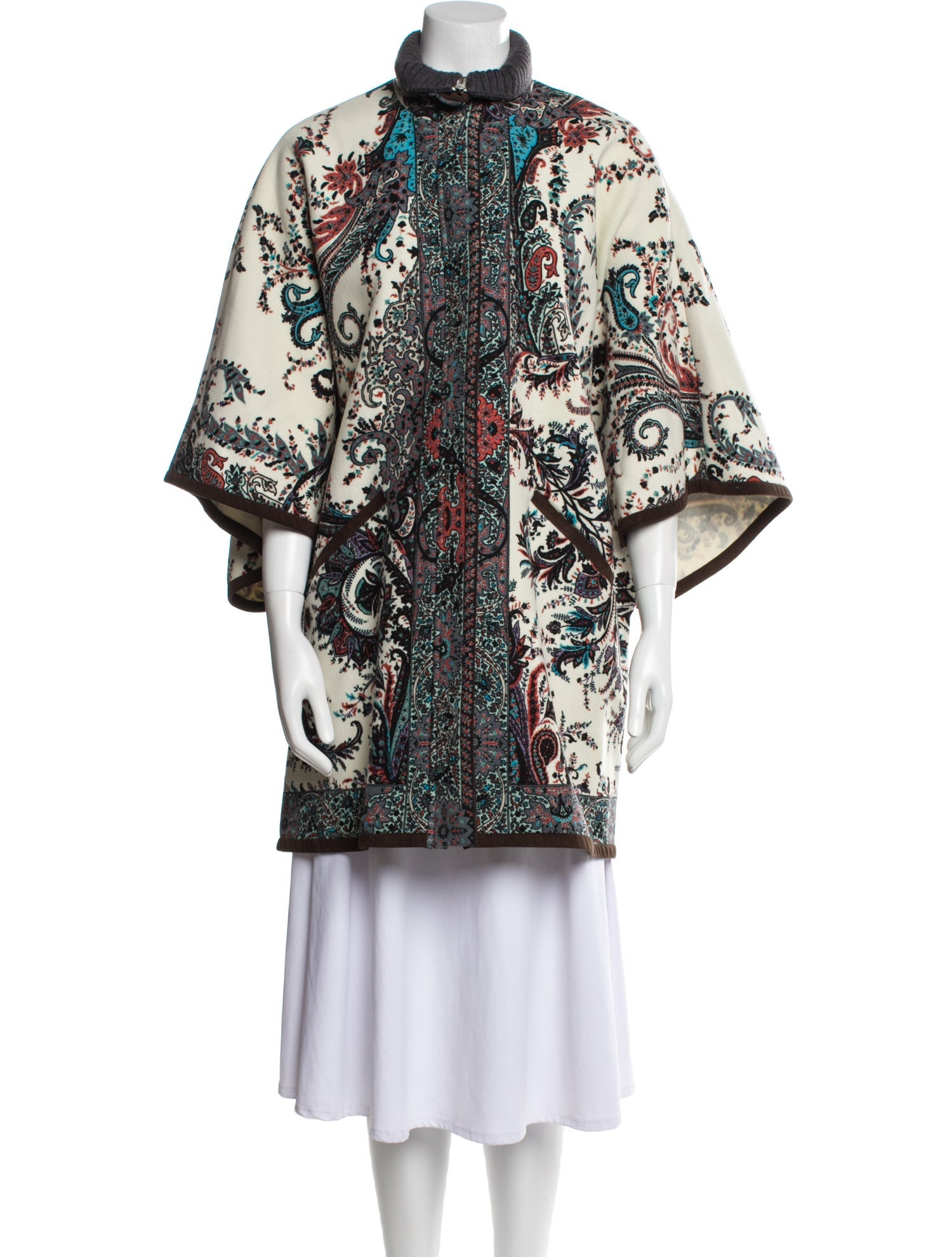 Etro Wool Paisley Print Jacket