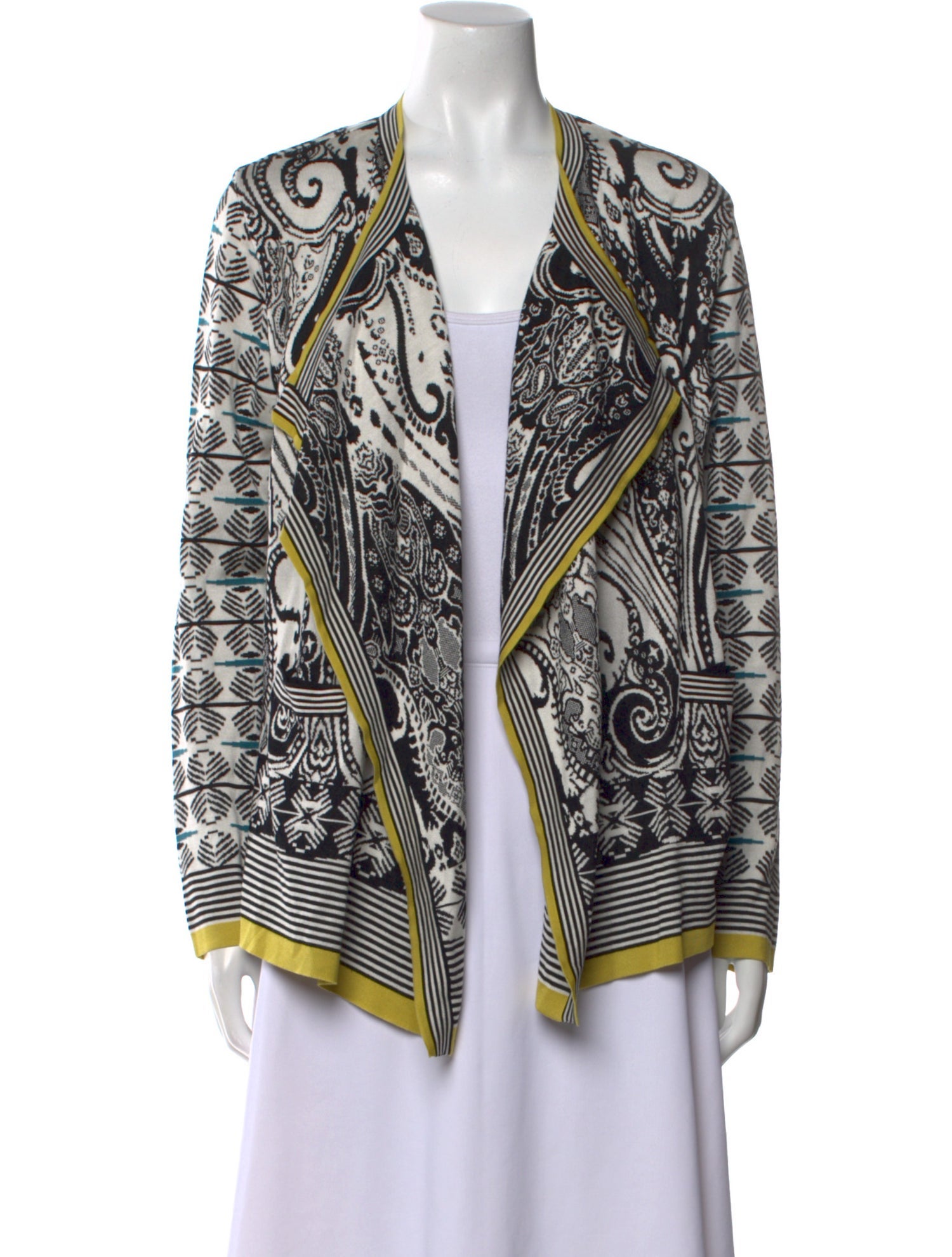 Etro Printed V-Neck Sweater