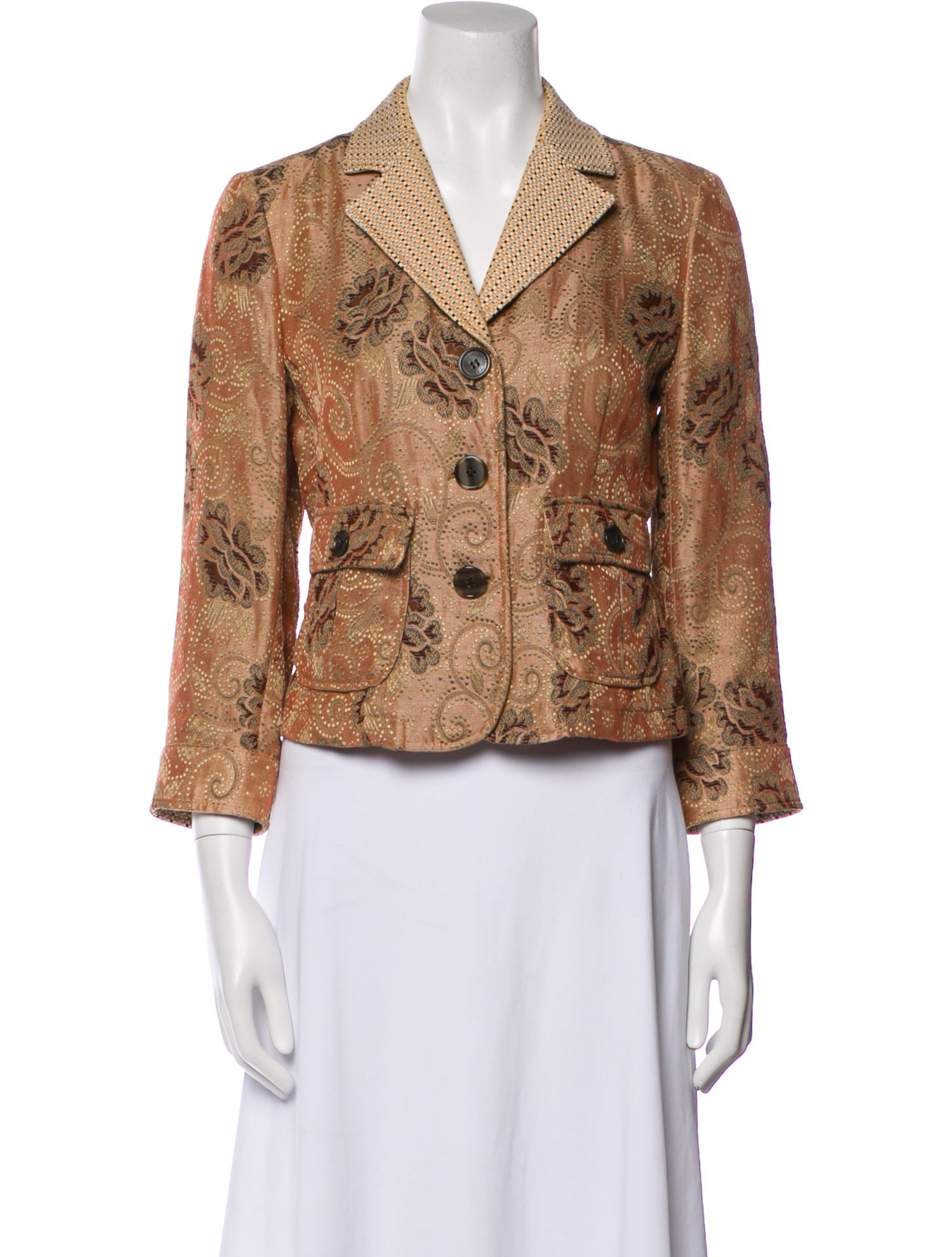 Etro Floral Print Blazer