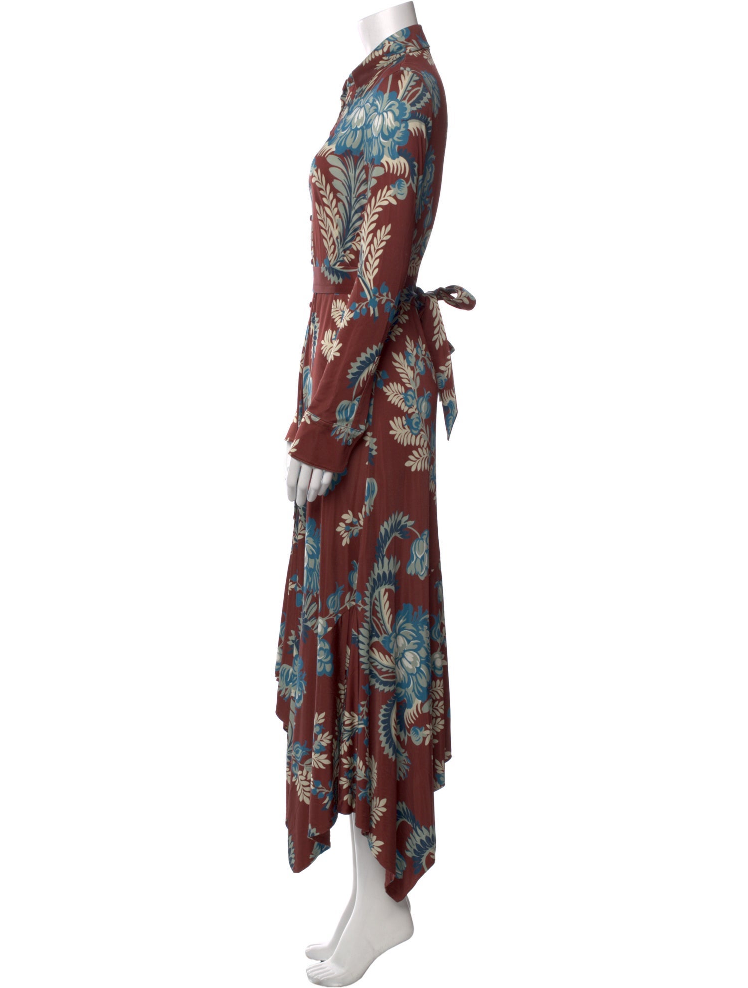 Etro Floral Print Long Dress