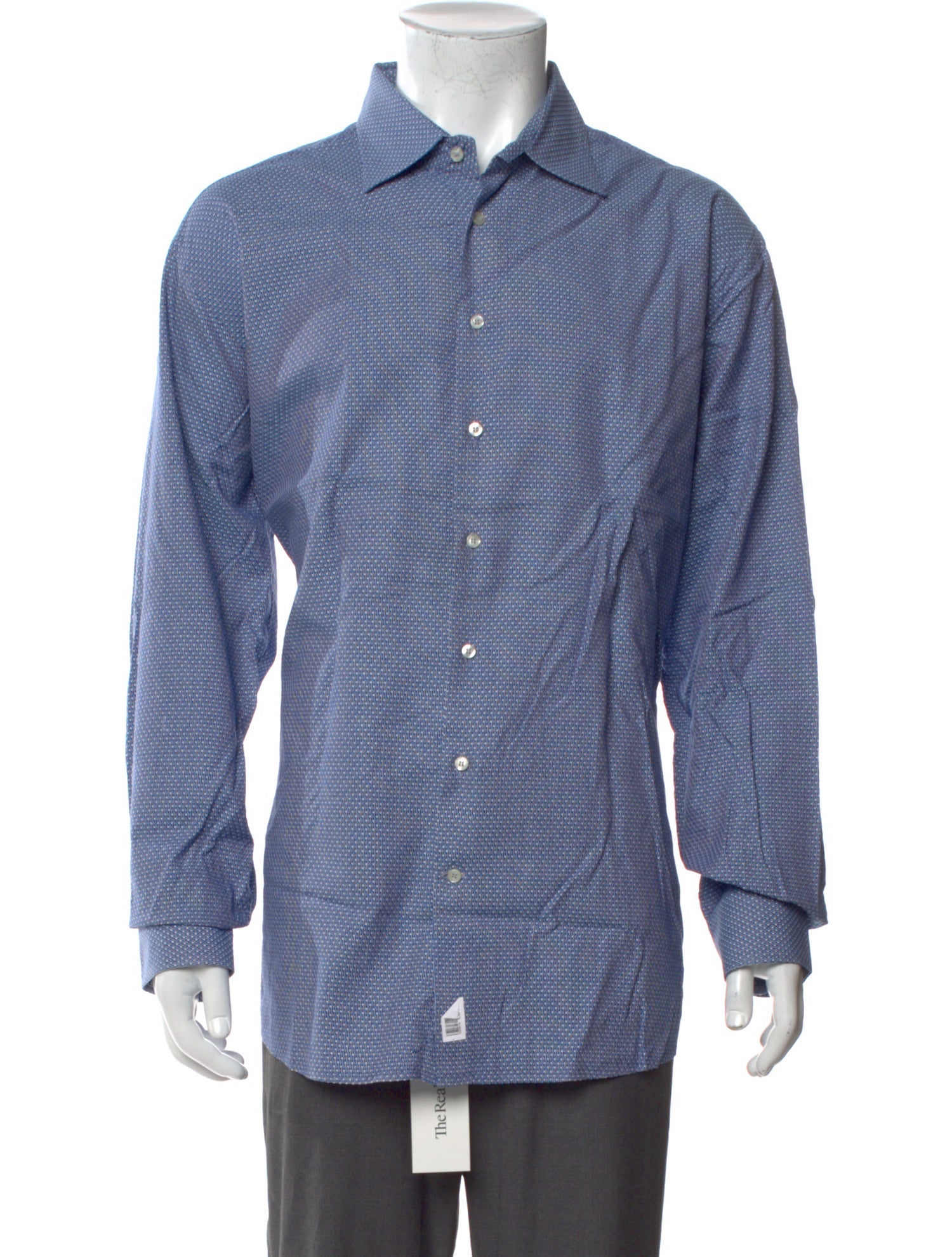 Etro Plaid Print Long Sleeve Dress Shirt