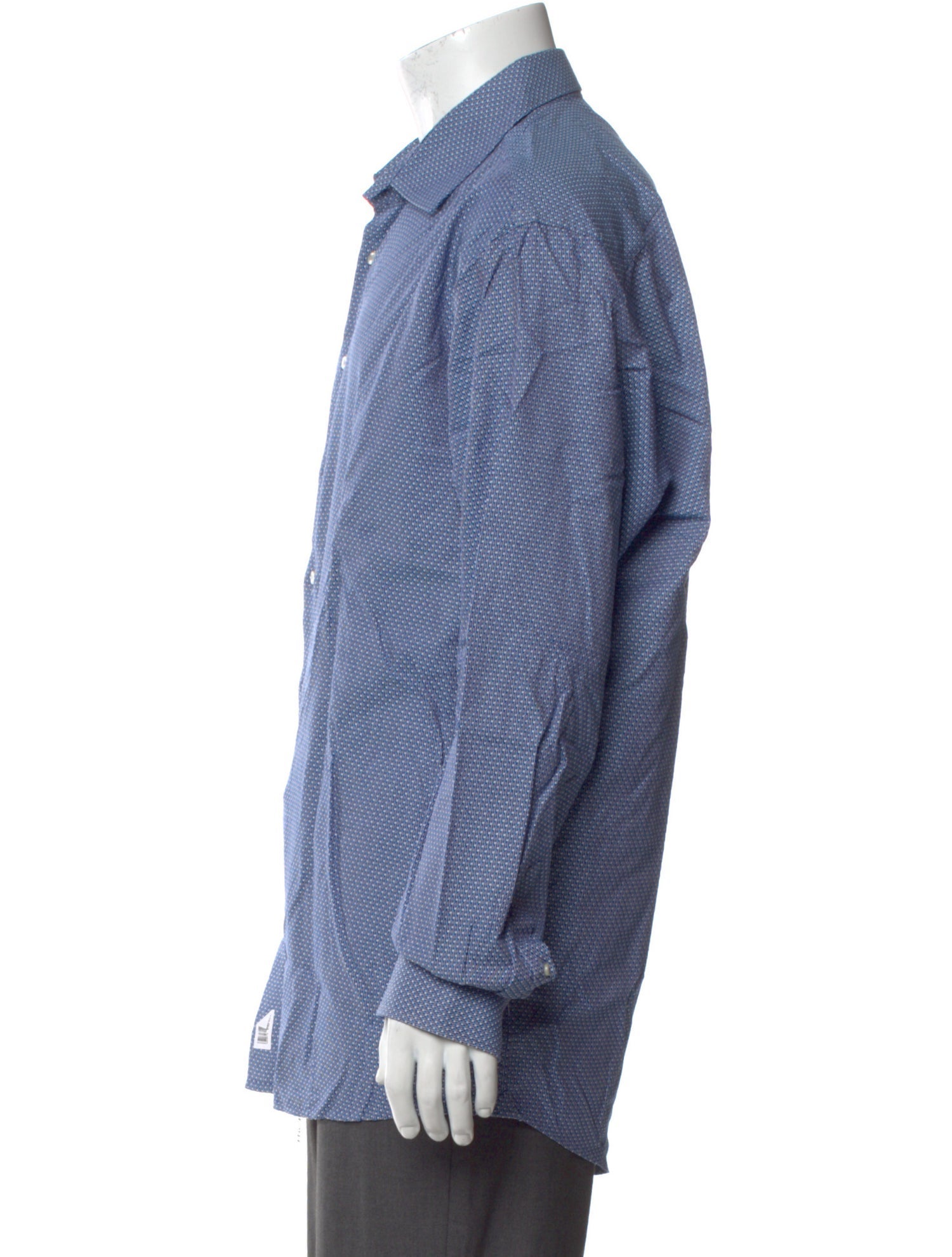 Etro Plaid Print Long Sleeve Dress Shirt