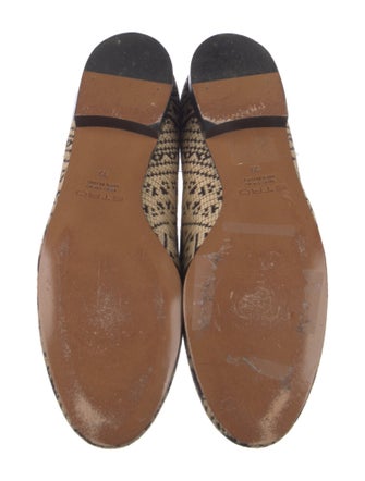 Etro Animal Print Loafers