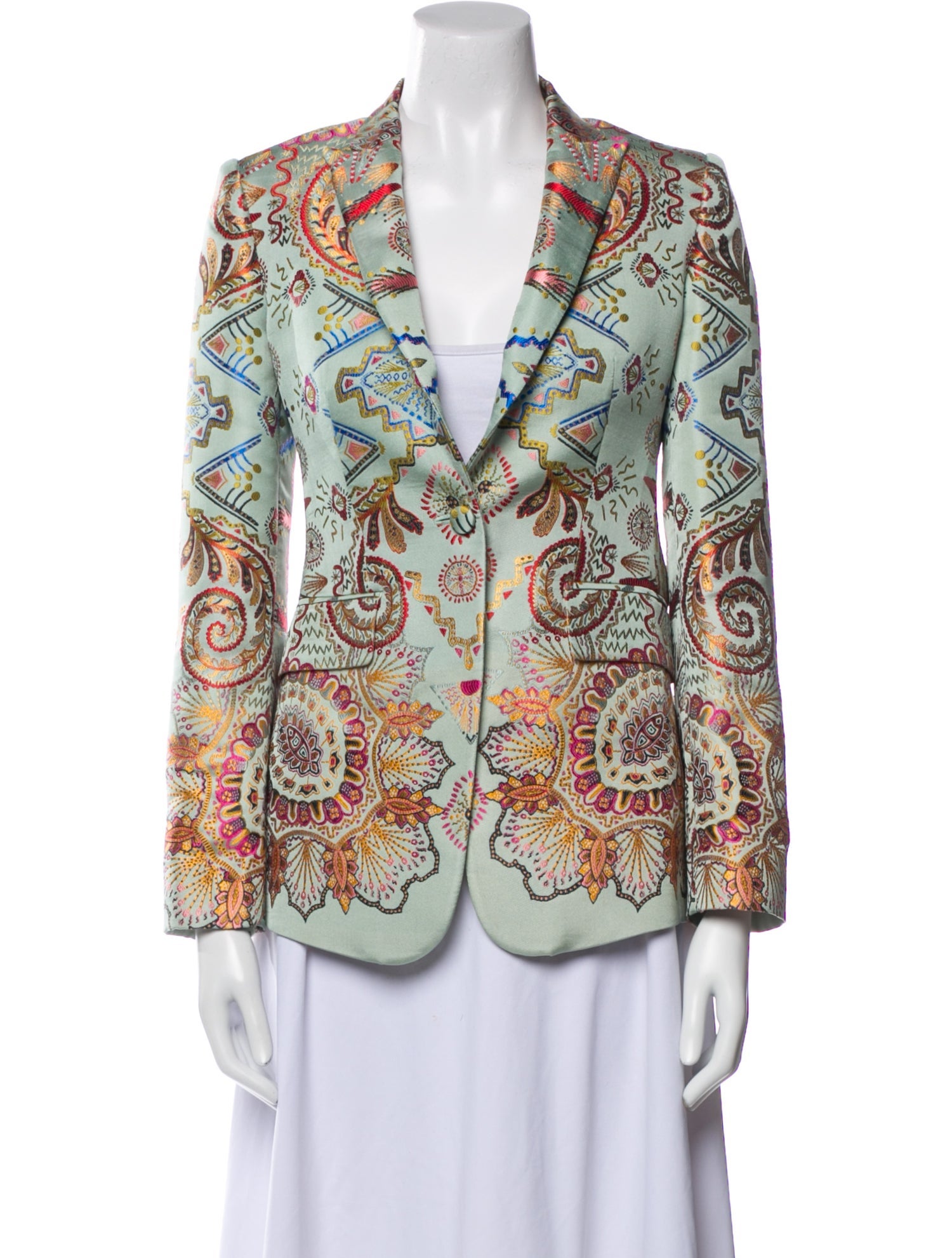 Etro Paisley Print Blazer