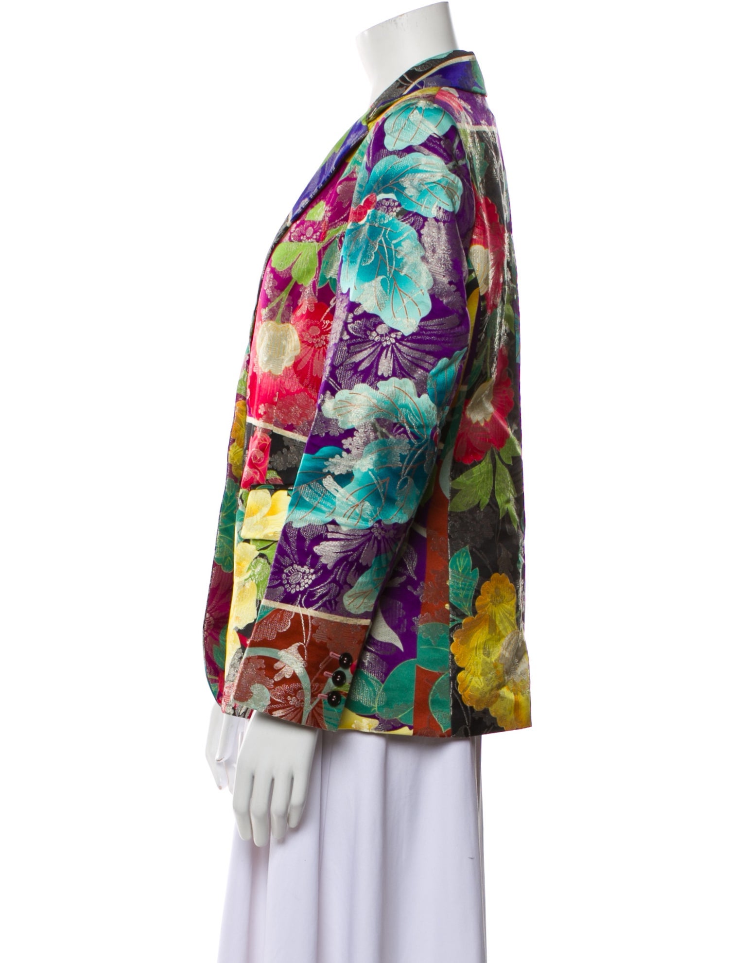 Etro Floral Print Blazer