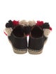 Etro Printed Pom-Pom Embellishments Espadrilles