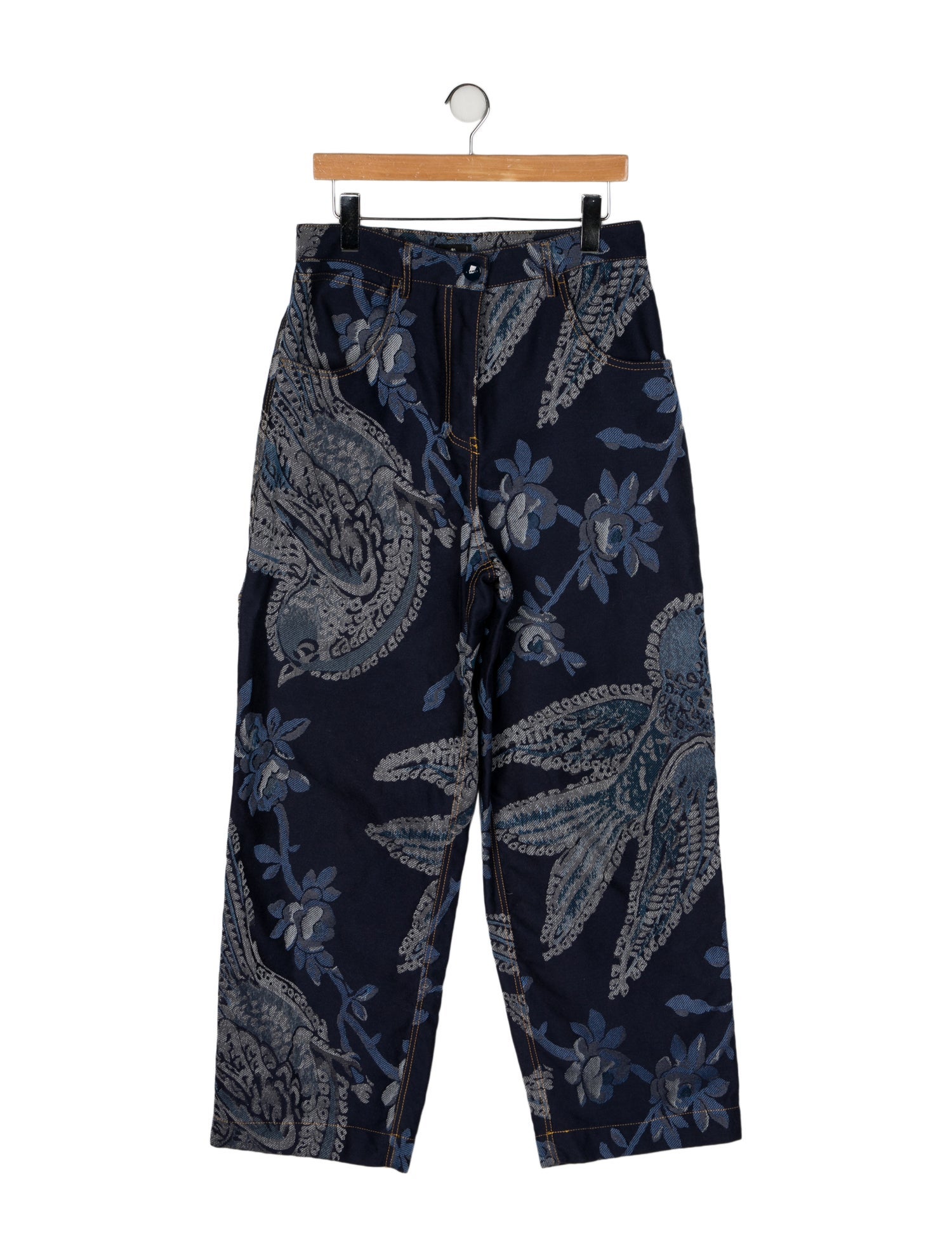 Etro High-Rise Wide Leg Jeans