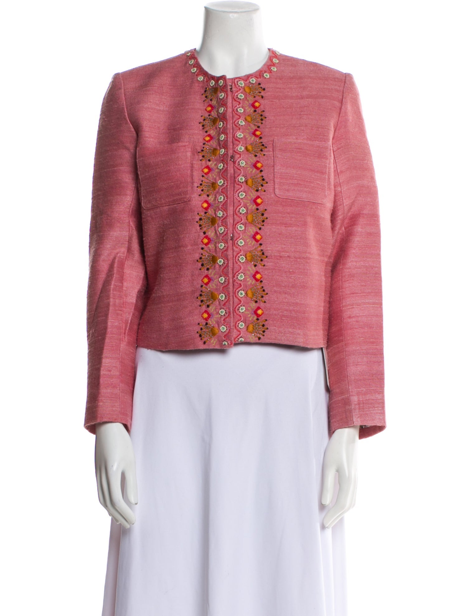 Etro Silk Tweed Pattern Evening Jacket