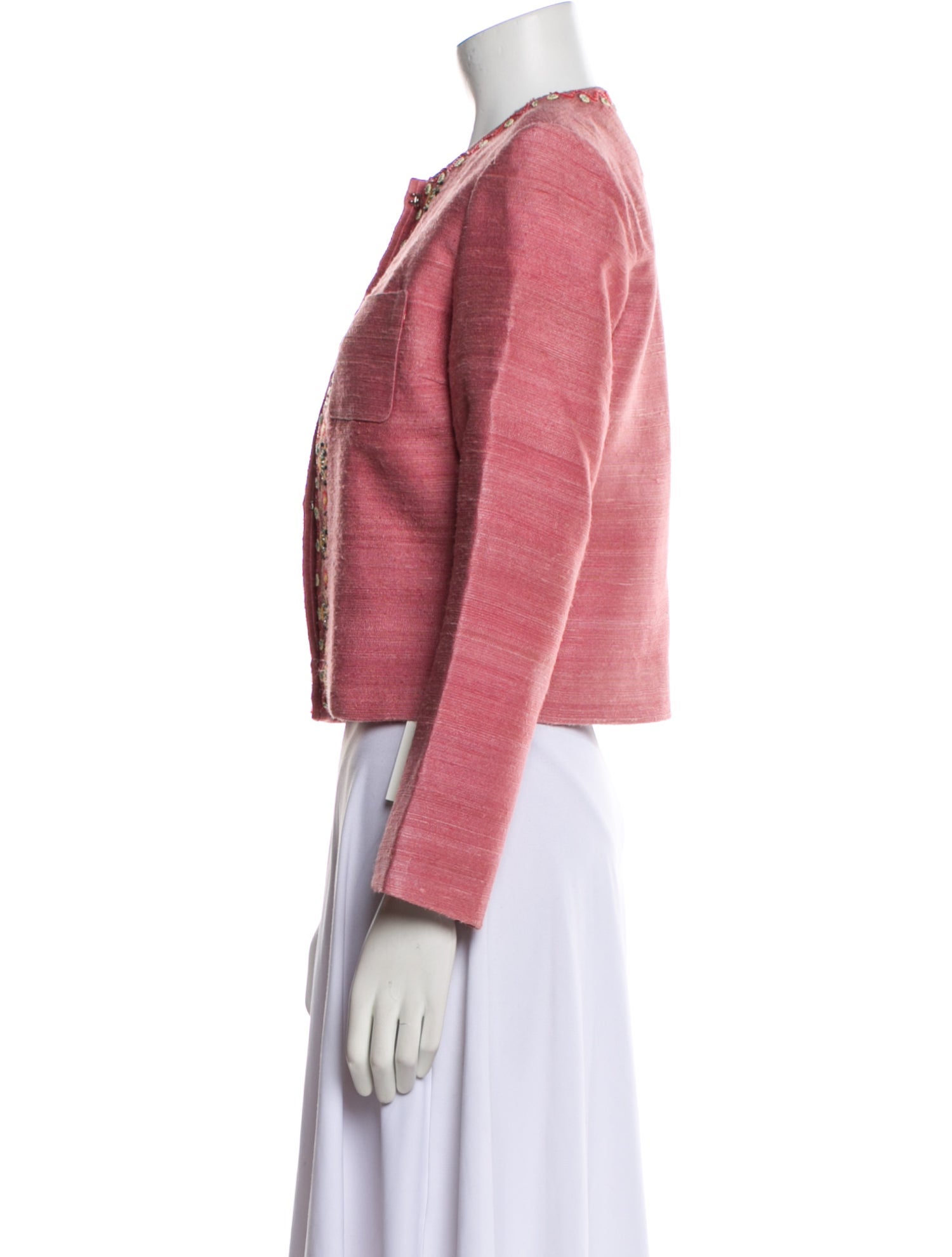 Etro Silk Tweed Pattern Evening Jacket