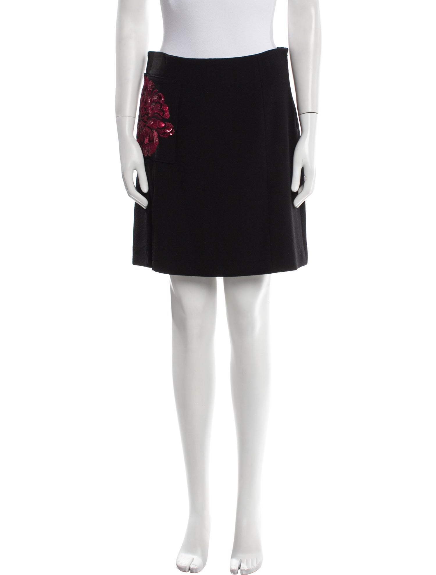 Etro Grosgrain Trim Mini Skirt