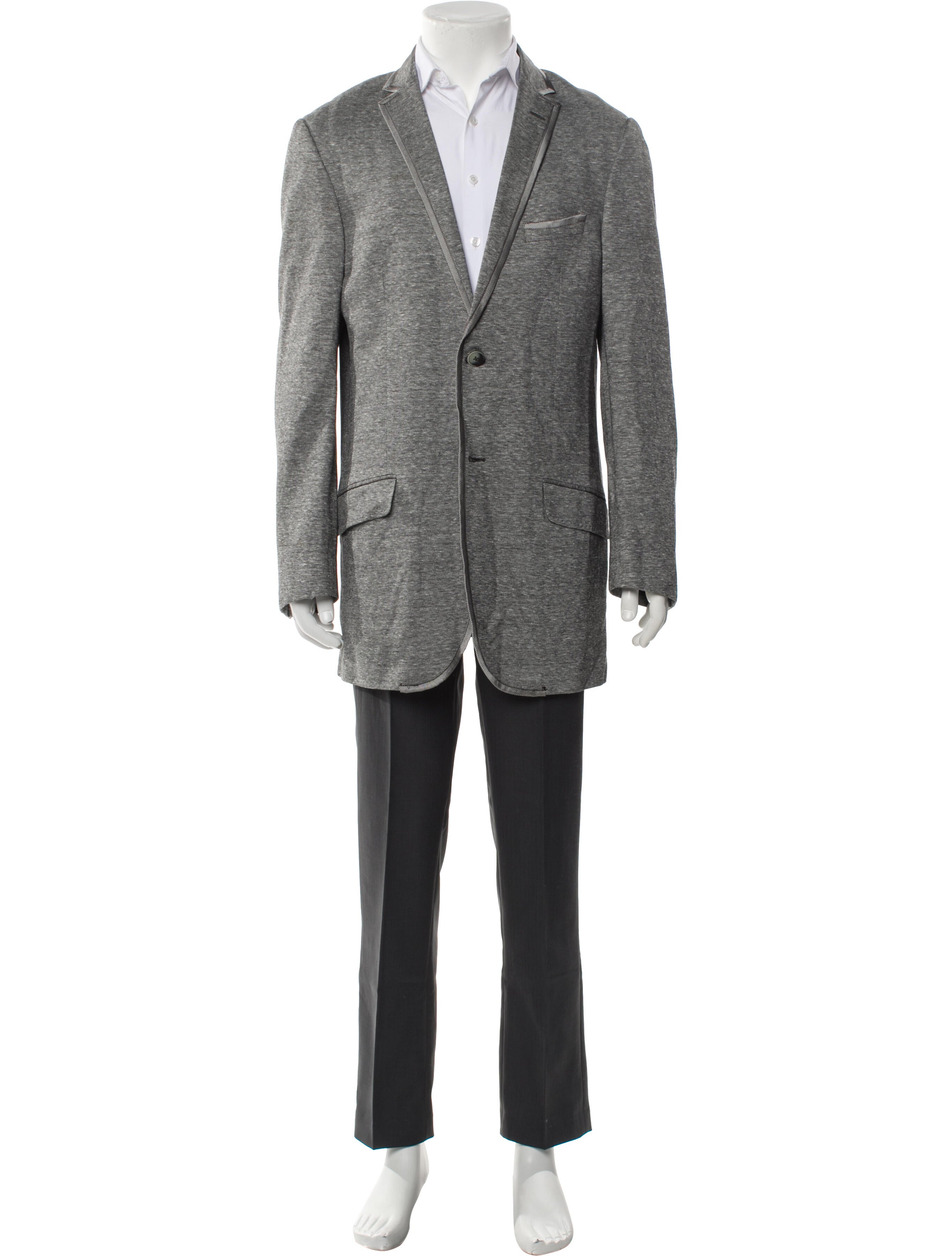 Etro Tweed Pattern Overcoat