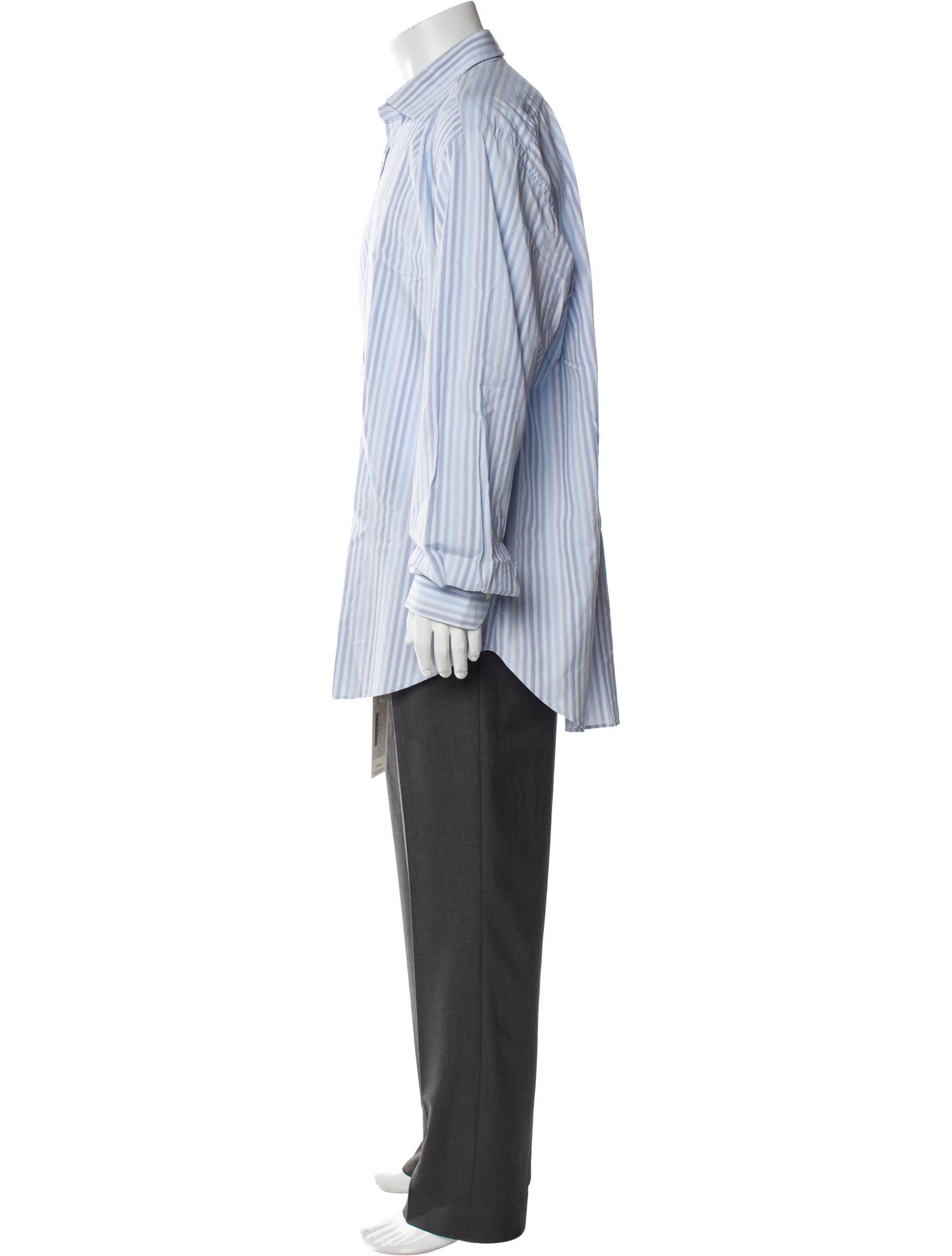 Etro Striped Long Sleeve Dress Shirt