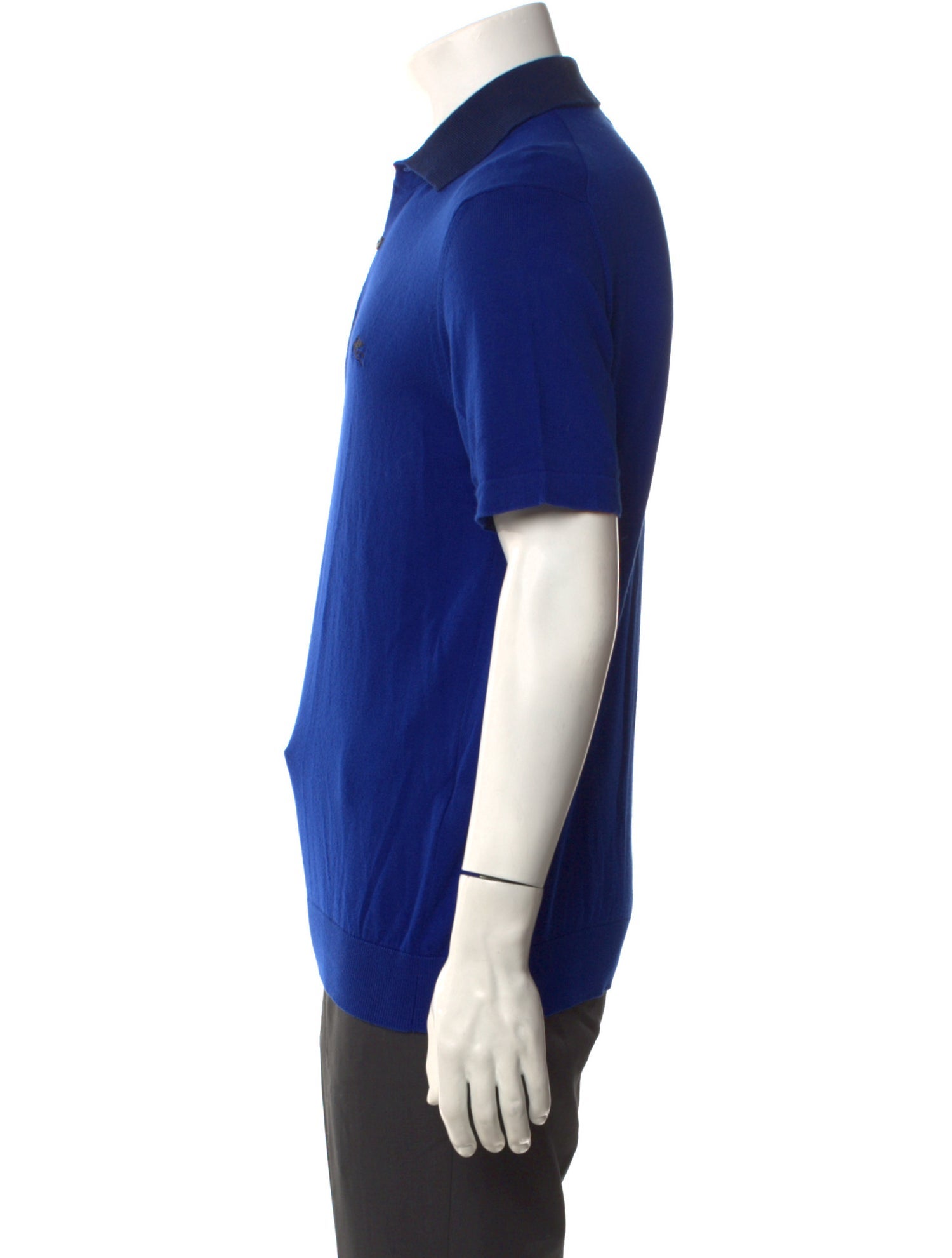 Etro Collar Short Sleeve Polo Shirt