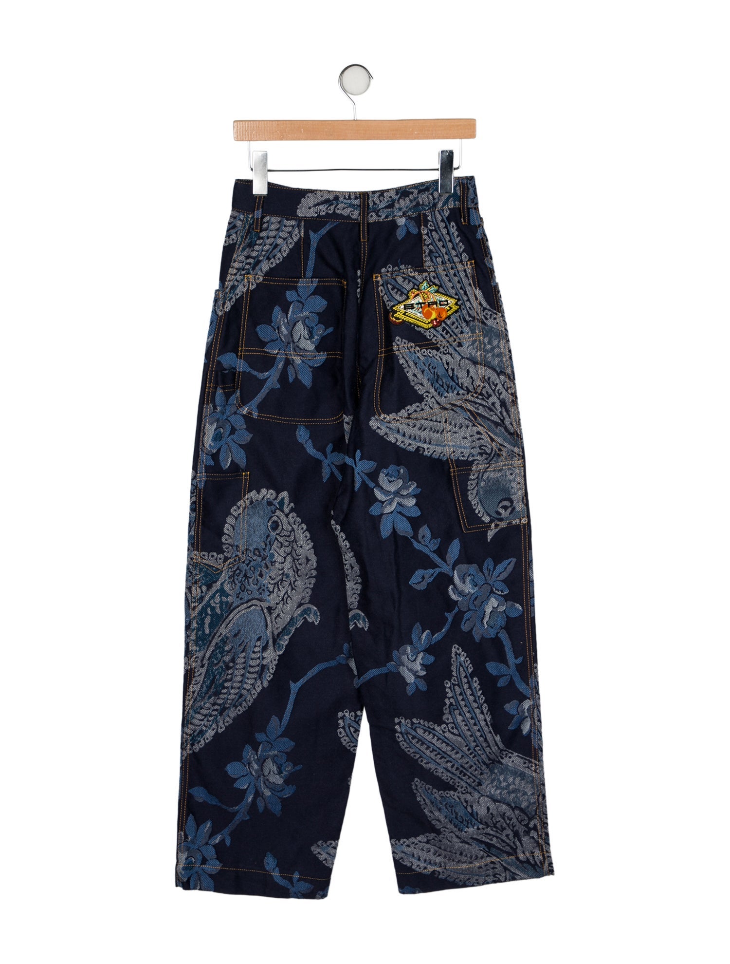 Etro High-Rise Wide Leg Jeans