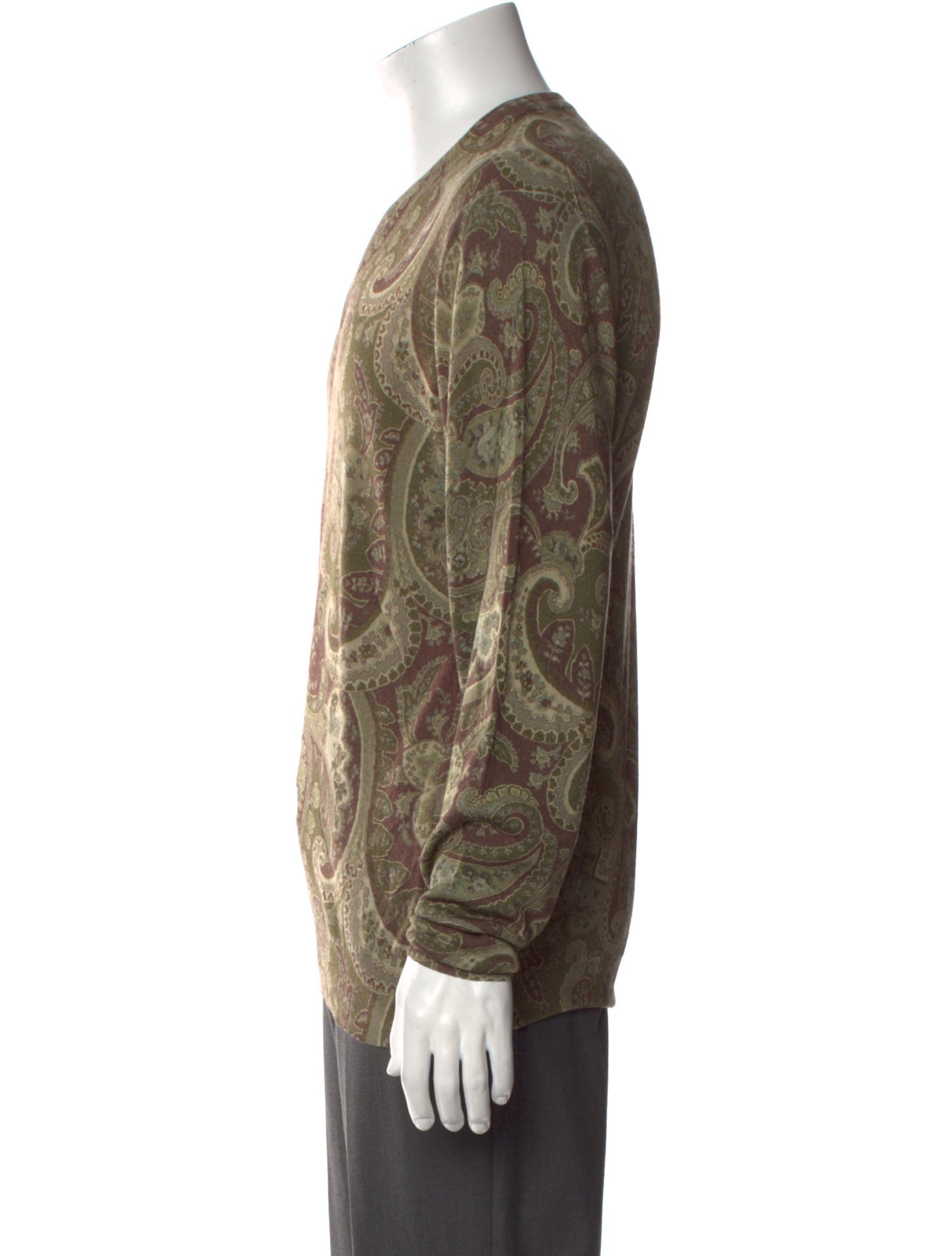Etro Wool V-Neck Pullover
