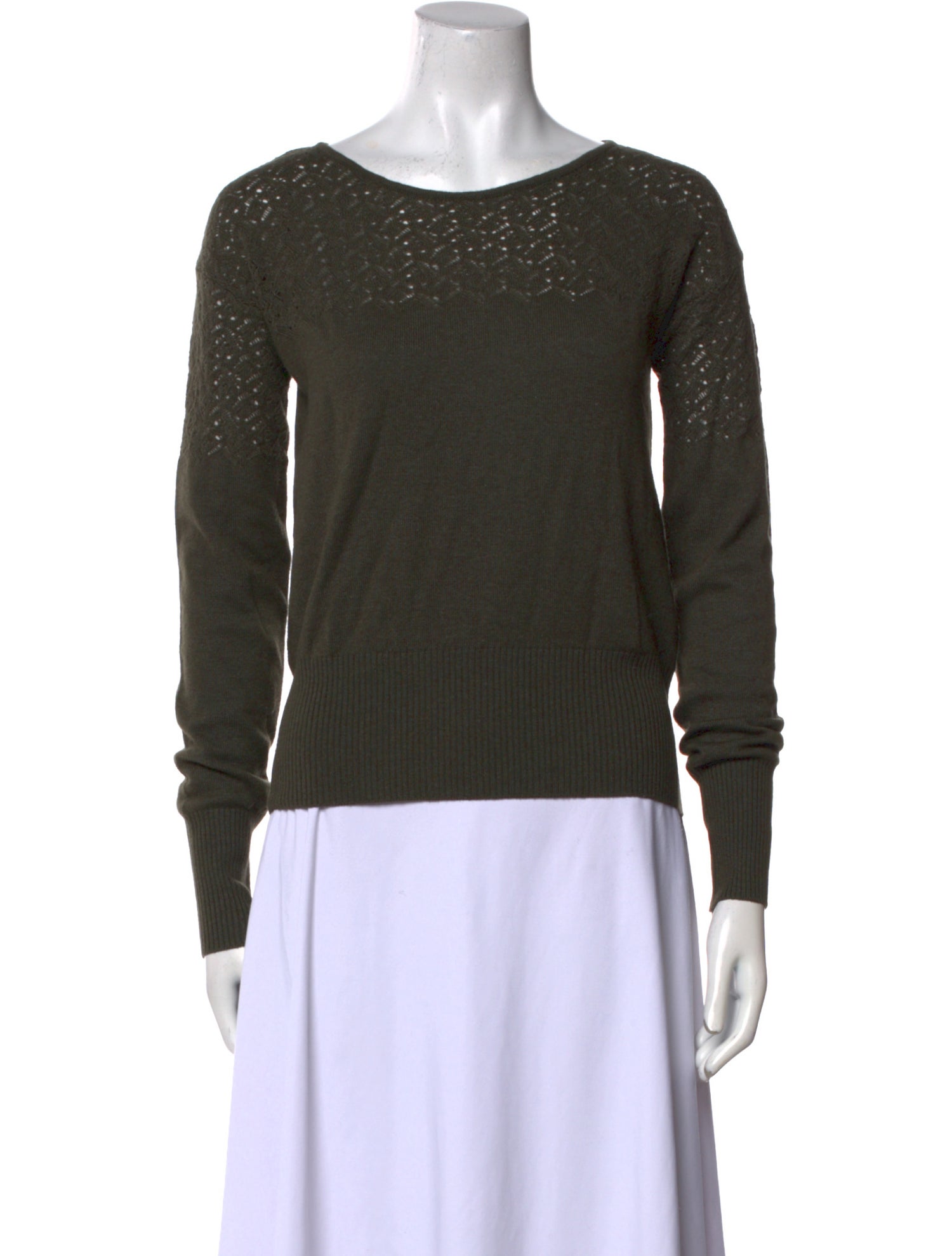 Etro Wool Scoop Neck Top