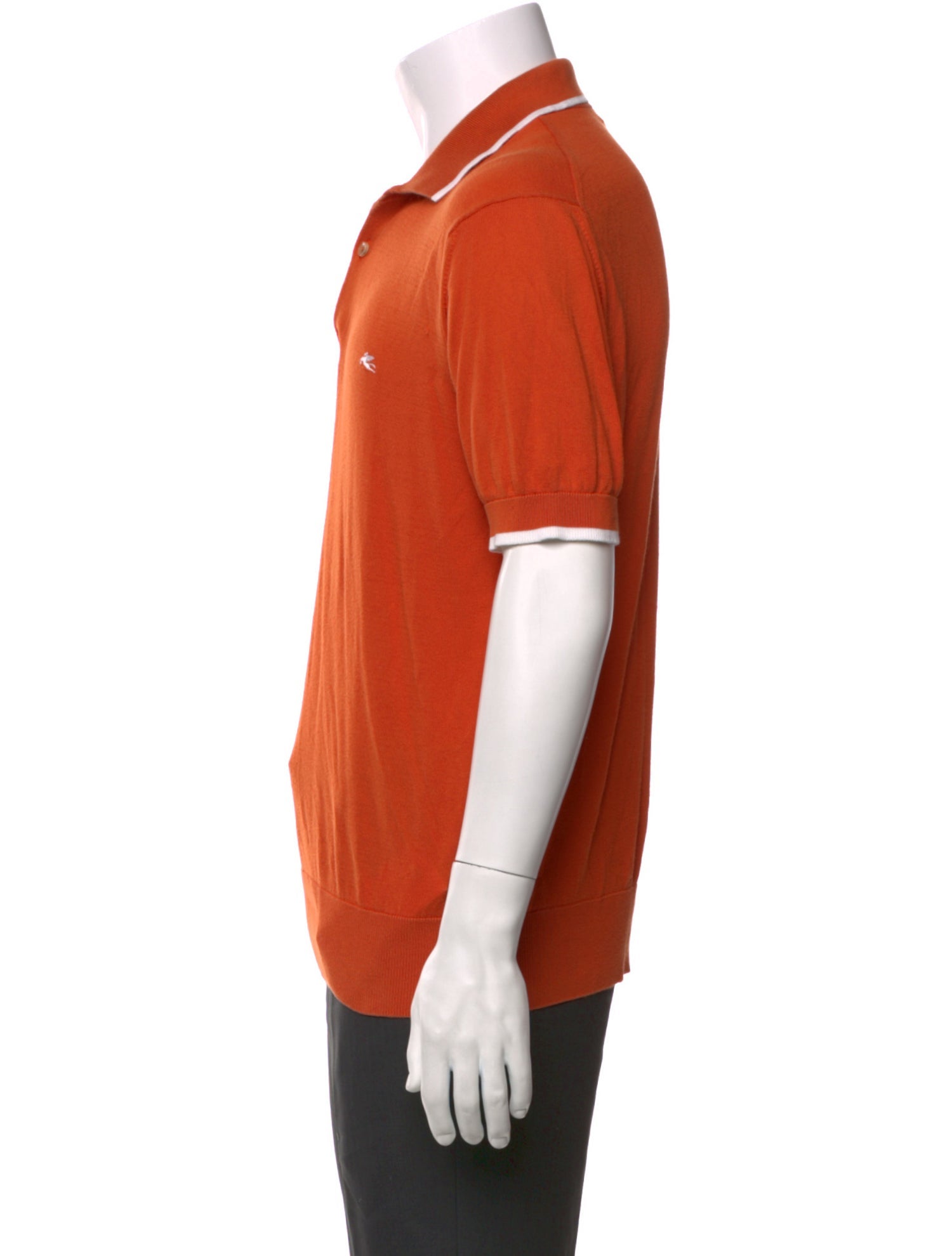 Etro Crew Neck Short Sleeve Polo Shirt