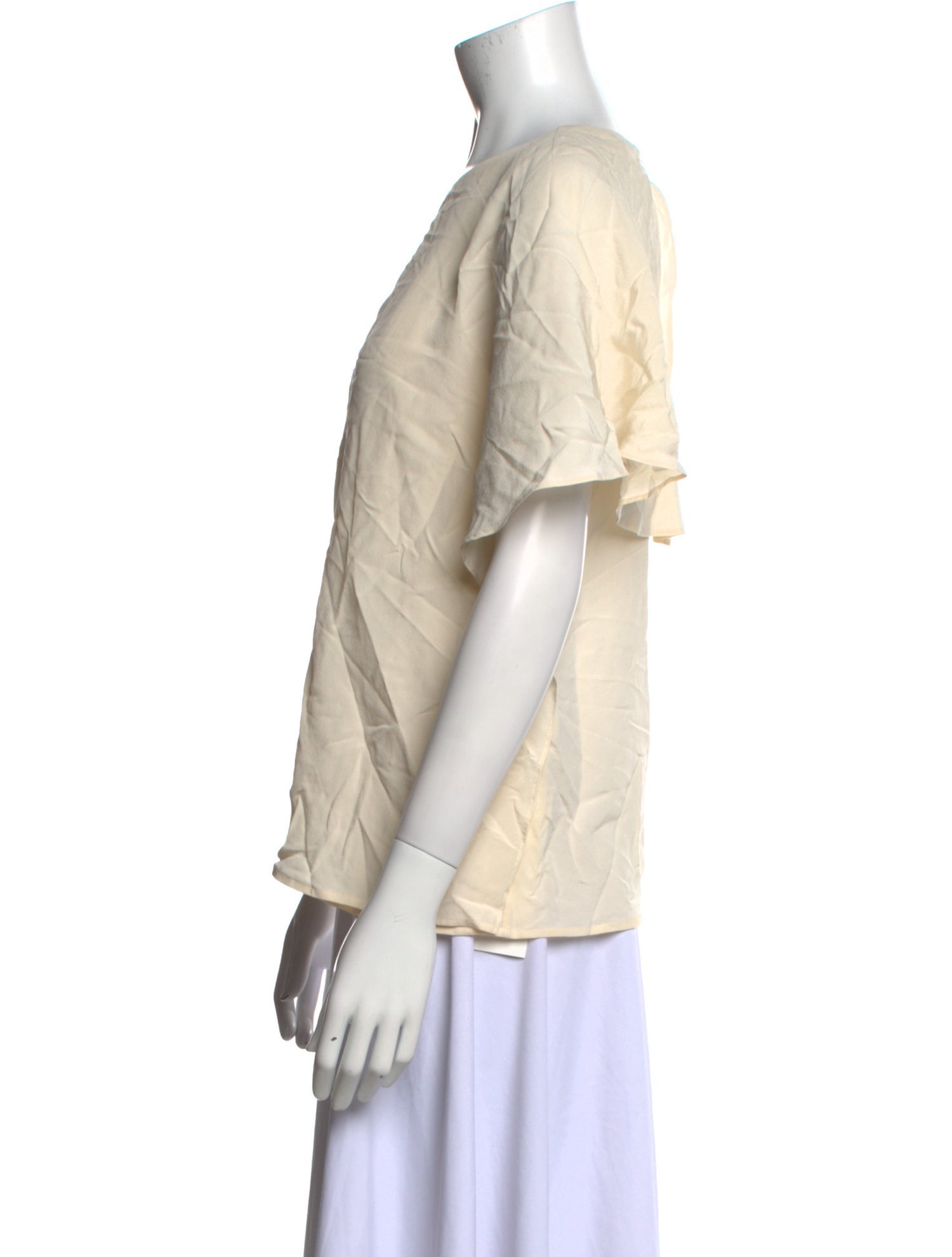 Etro Silk Crew Neck Blouse