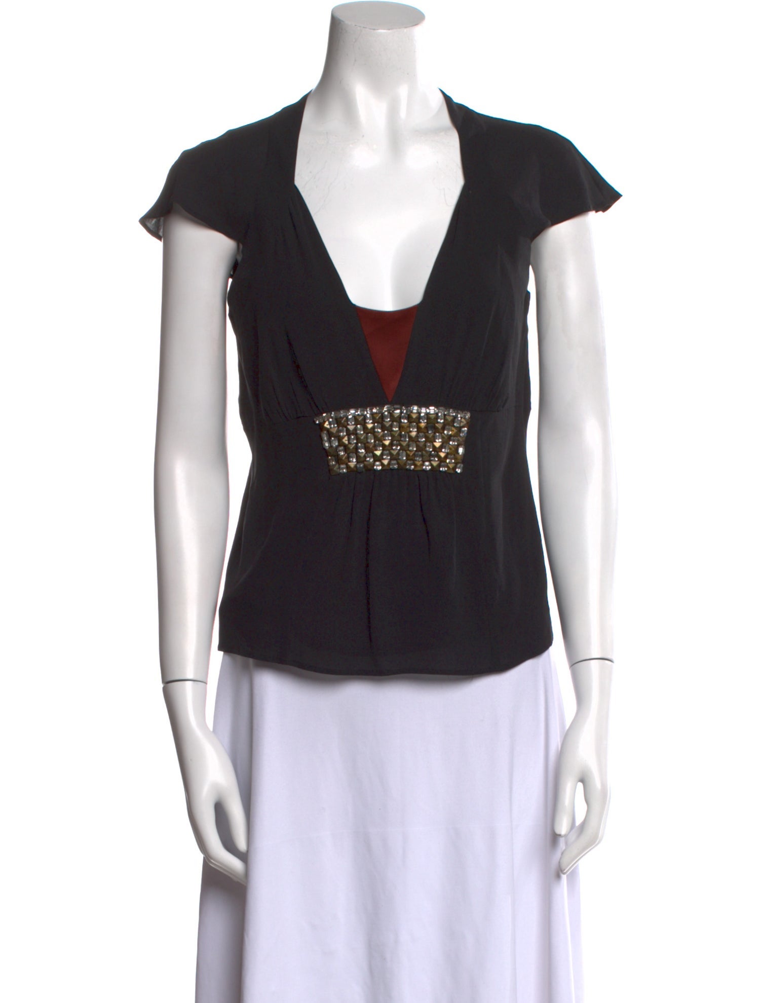 Etro Silk Graphic Print T-Shirt