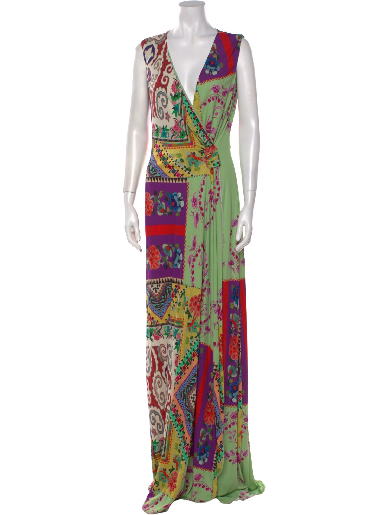 Etro Printed Long Dress w/ Tags