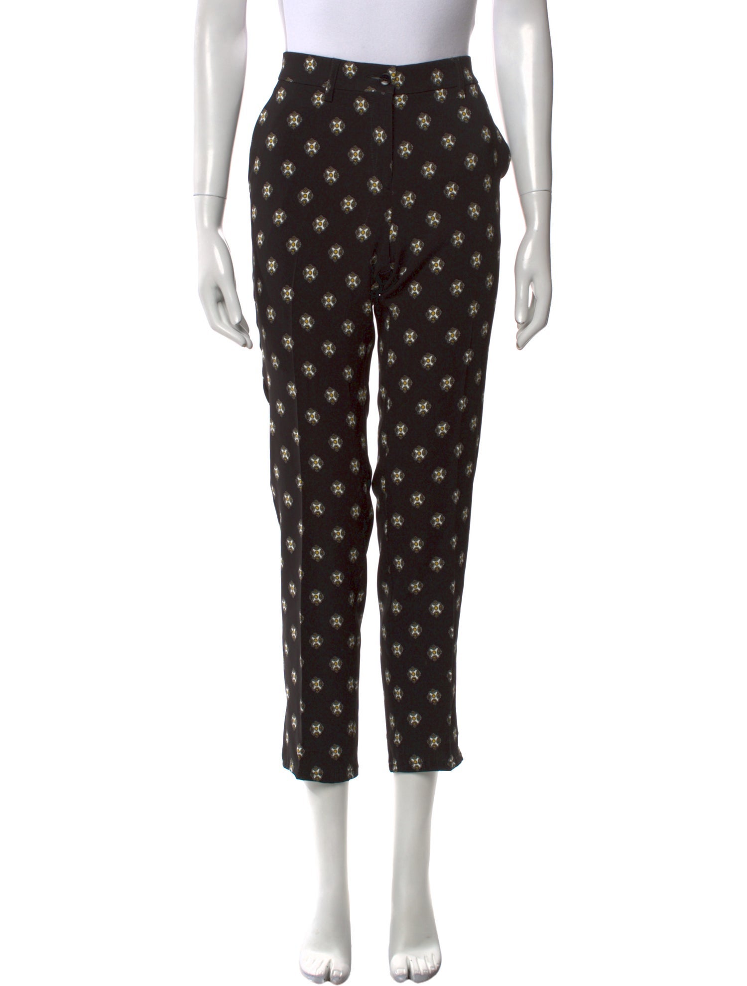 Etro Printed Straight Leg Pants
