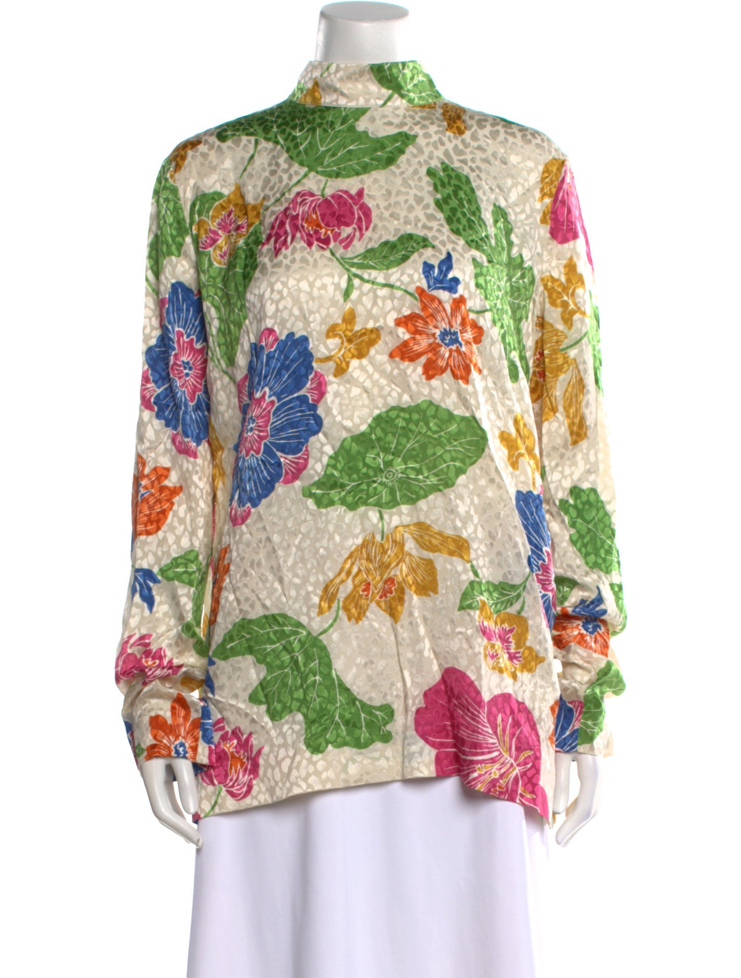 Etro Silk Floral Print Blouse