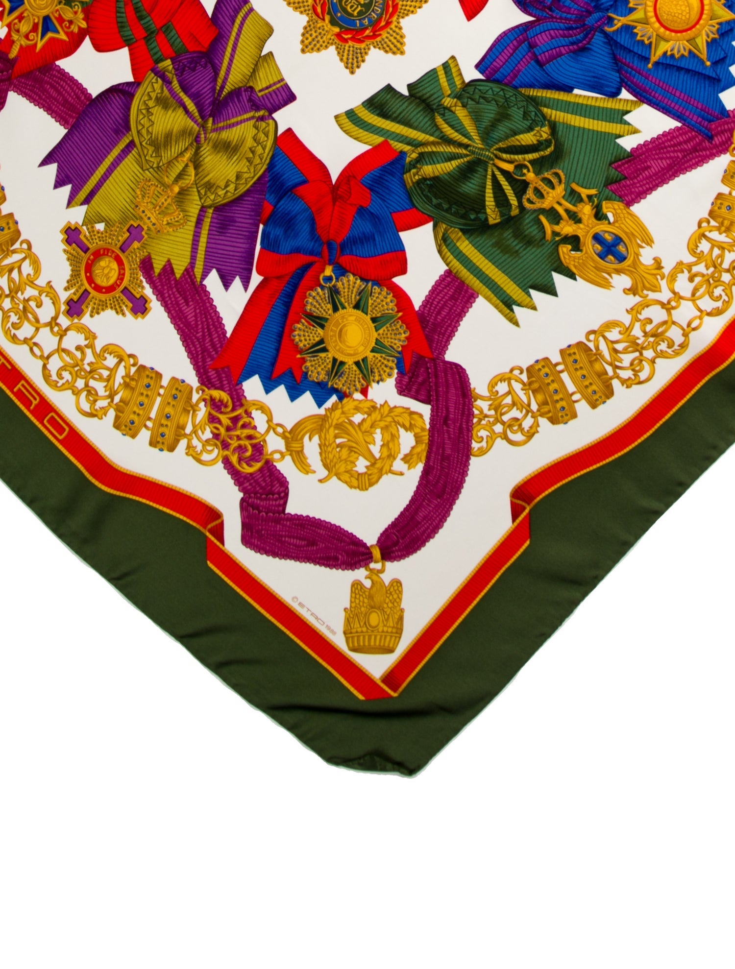 Etro Silk Floral Print Scarf