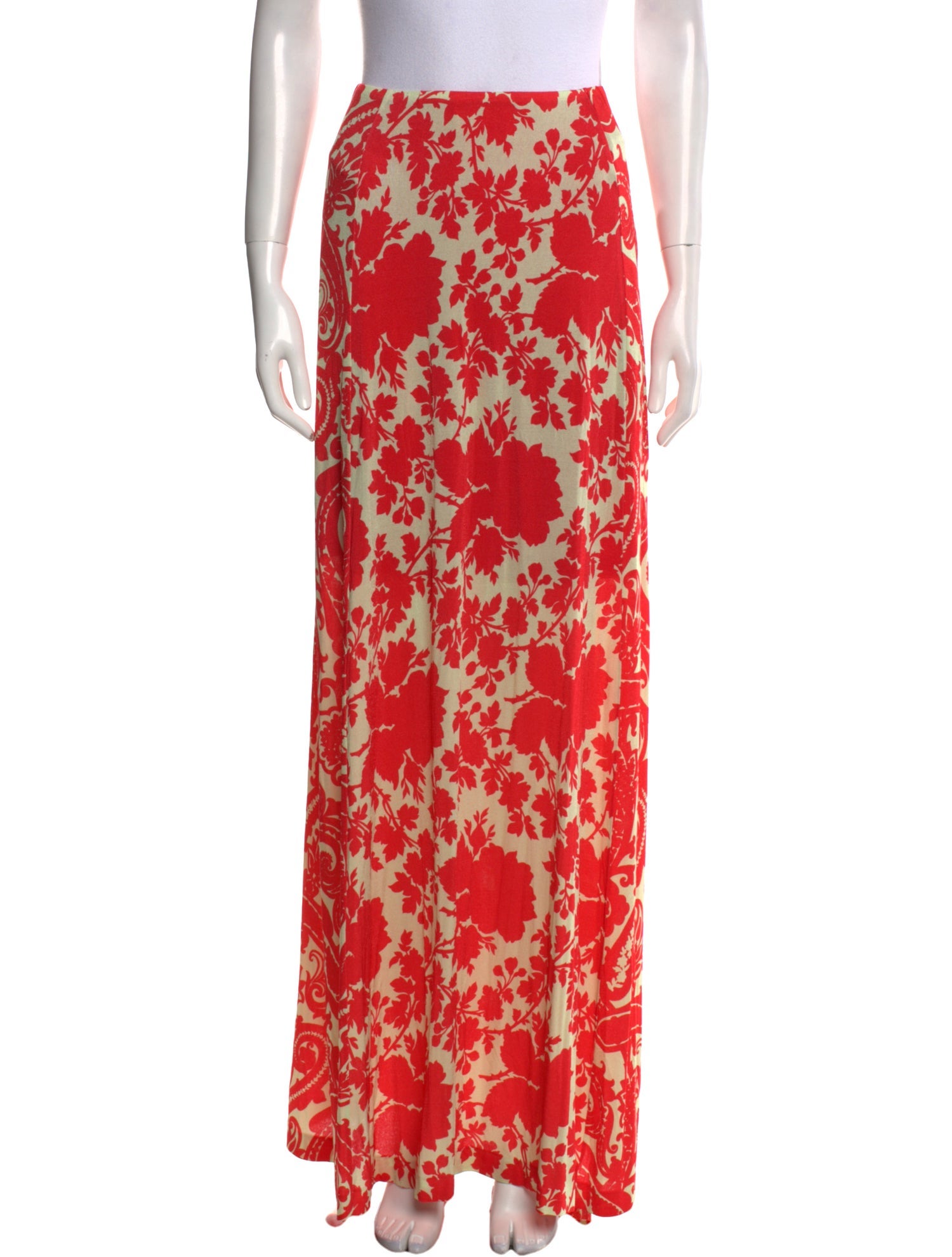 Etro Floral Print Long Skirt