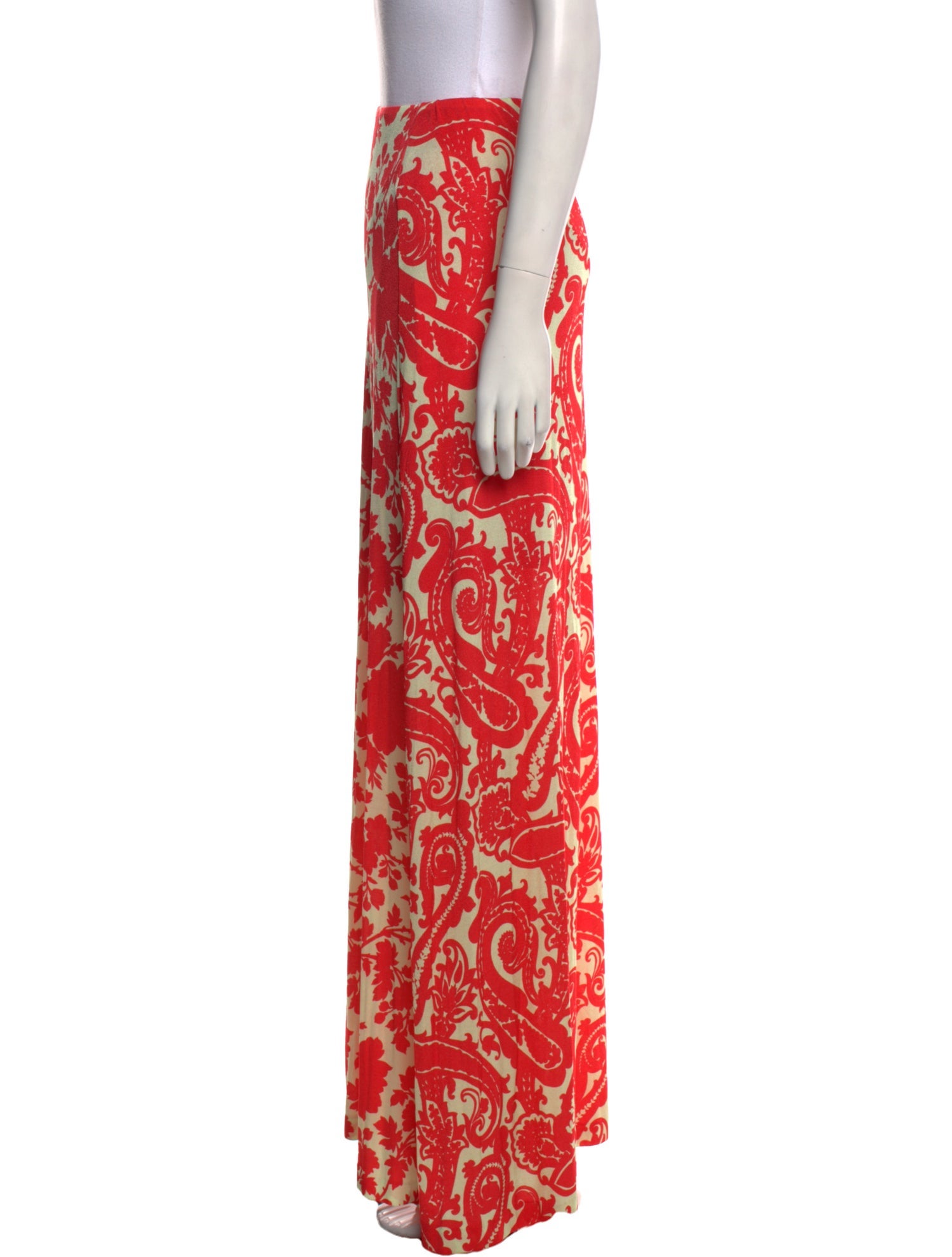 Etro Floral Print Long Skirt