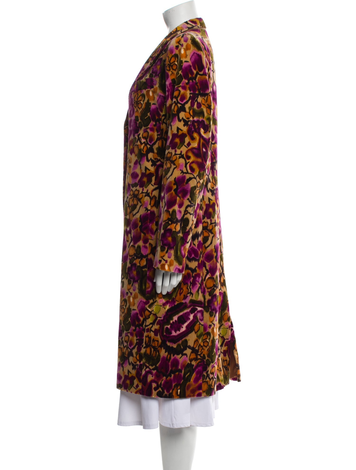 Etro Tie-Dye Print Coat