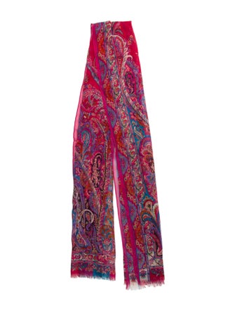 Etro Silk Paisley Print Bandeau