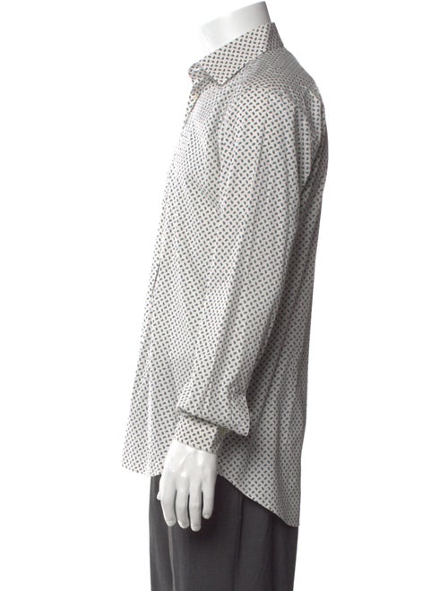 Etro Printed Long Sleeve Dress Shirt