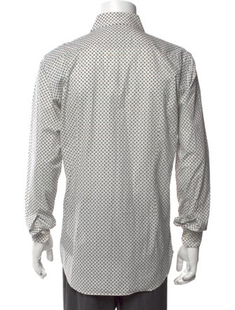 Etro Printed Long Sleeve Dress Shirt