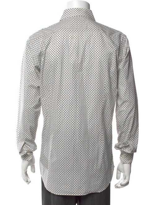 Etro Printed Long Sleeve Dress Shirt