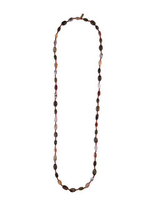 Etro Multi Stone & Bead Necklace