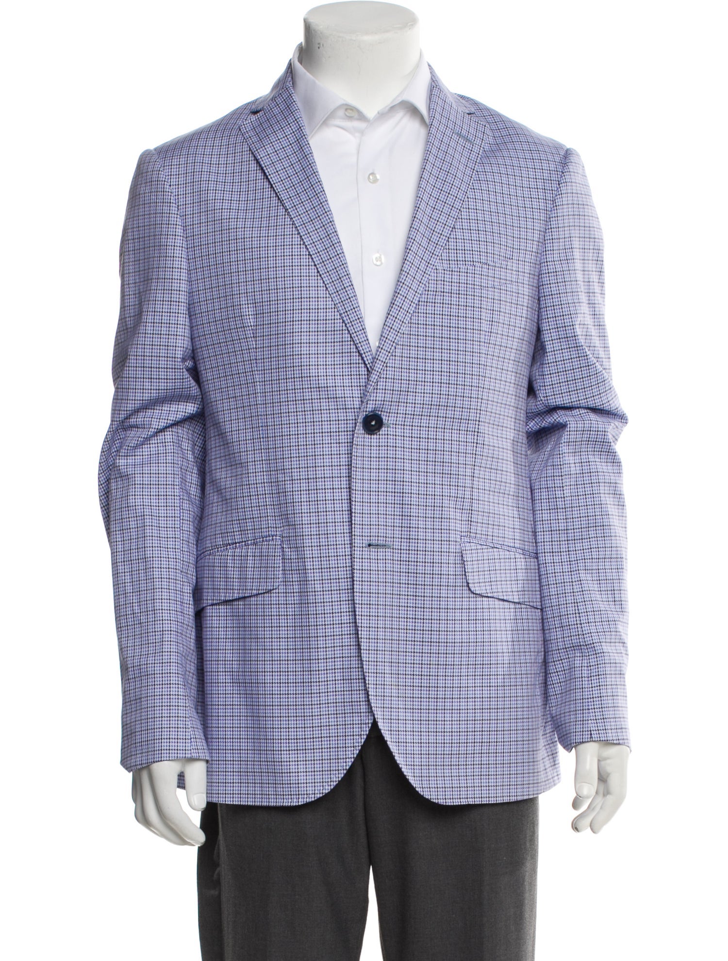 Etro Houndstooth Print Blazer