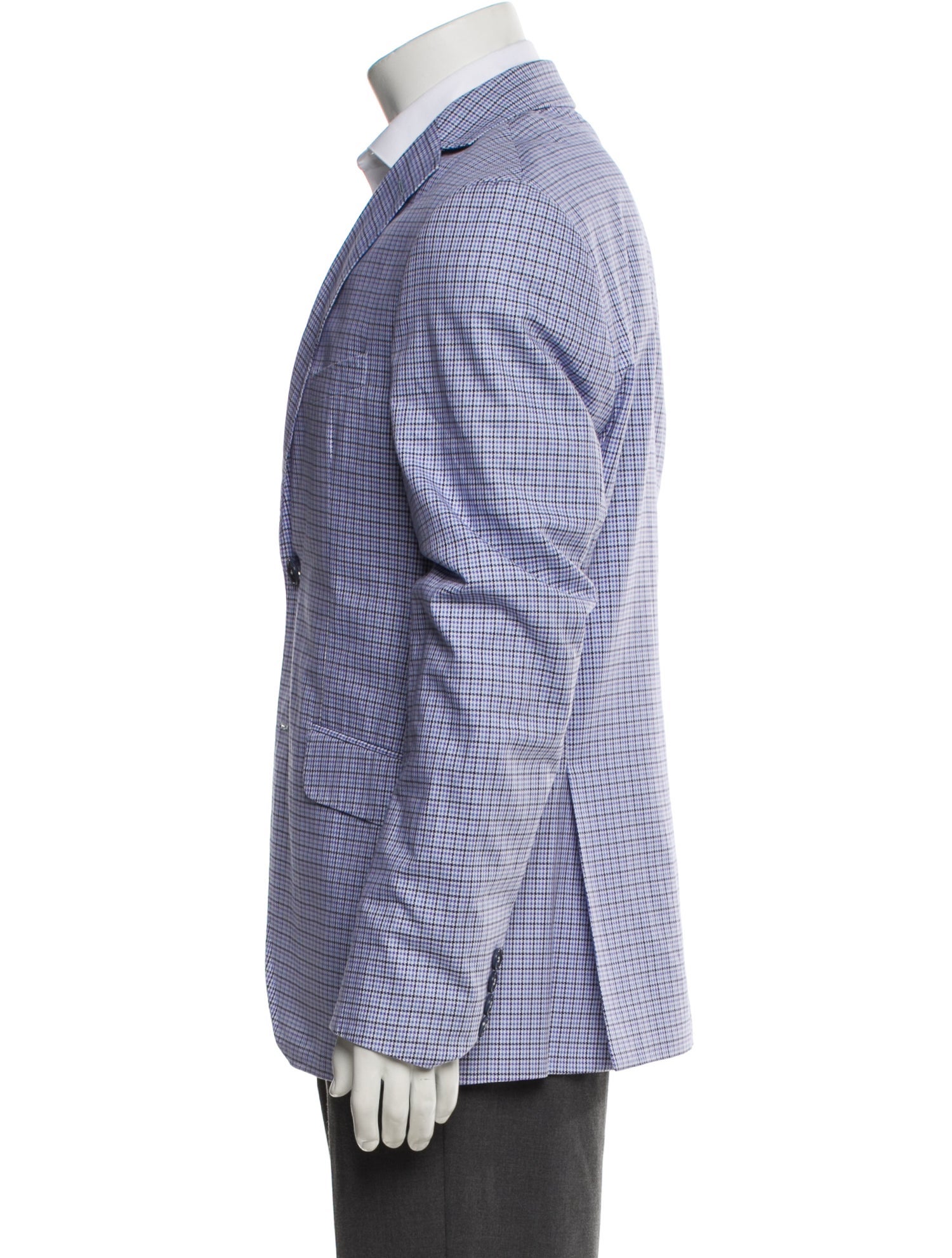 Etro Houndstooth Print Blazer