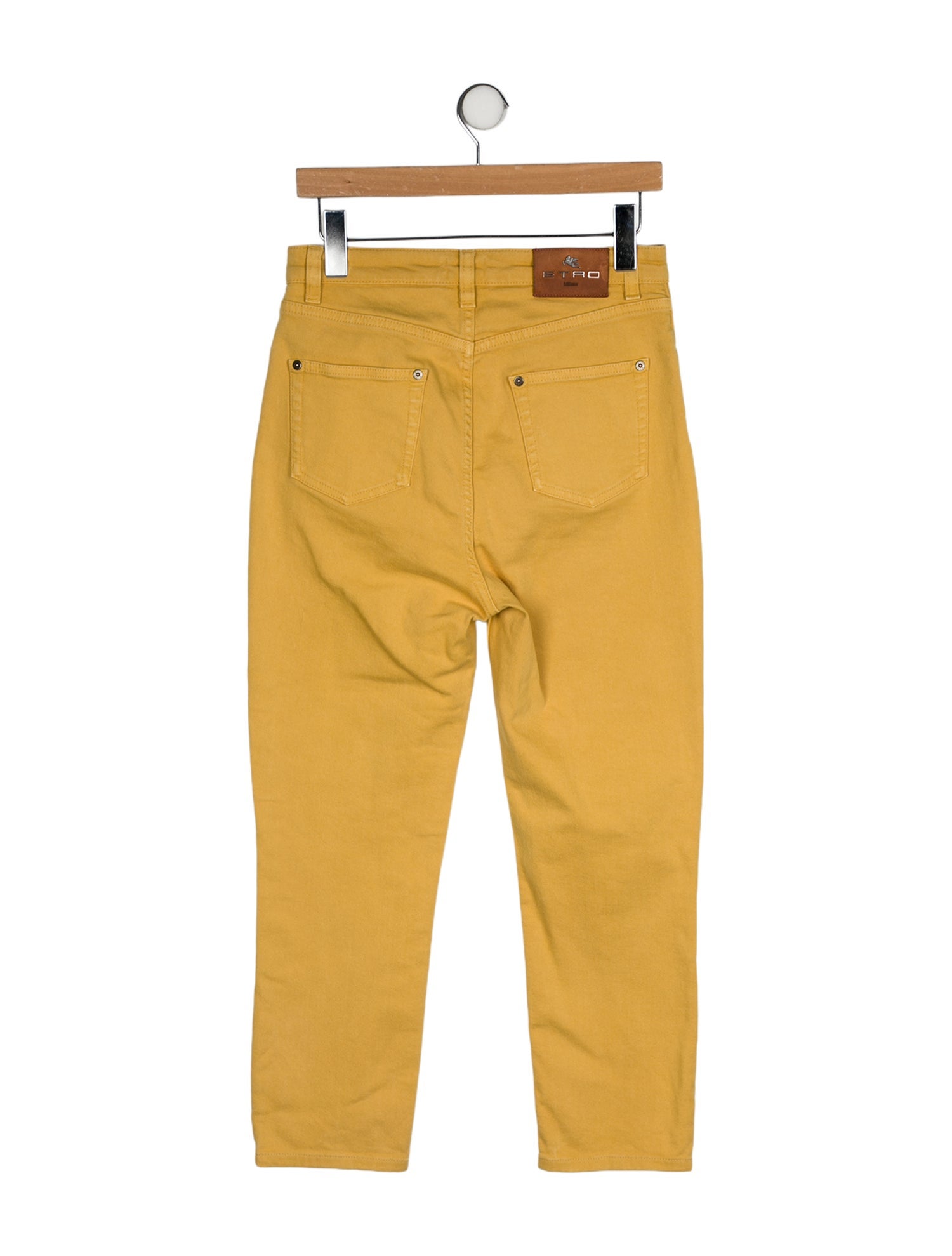 Etro High-Rise Straight Leg Jeans