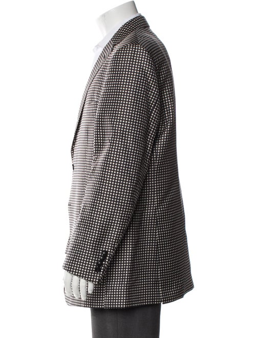 Etro Silk Polka Dot Print Blazer