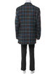 Etro Lambswool Plaid Print Sport Coat