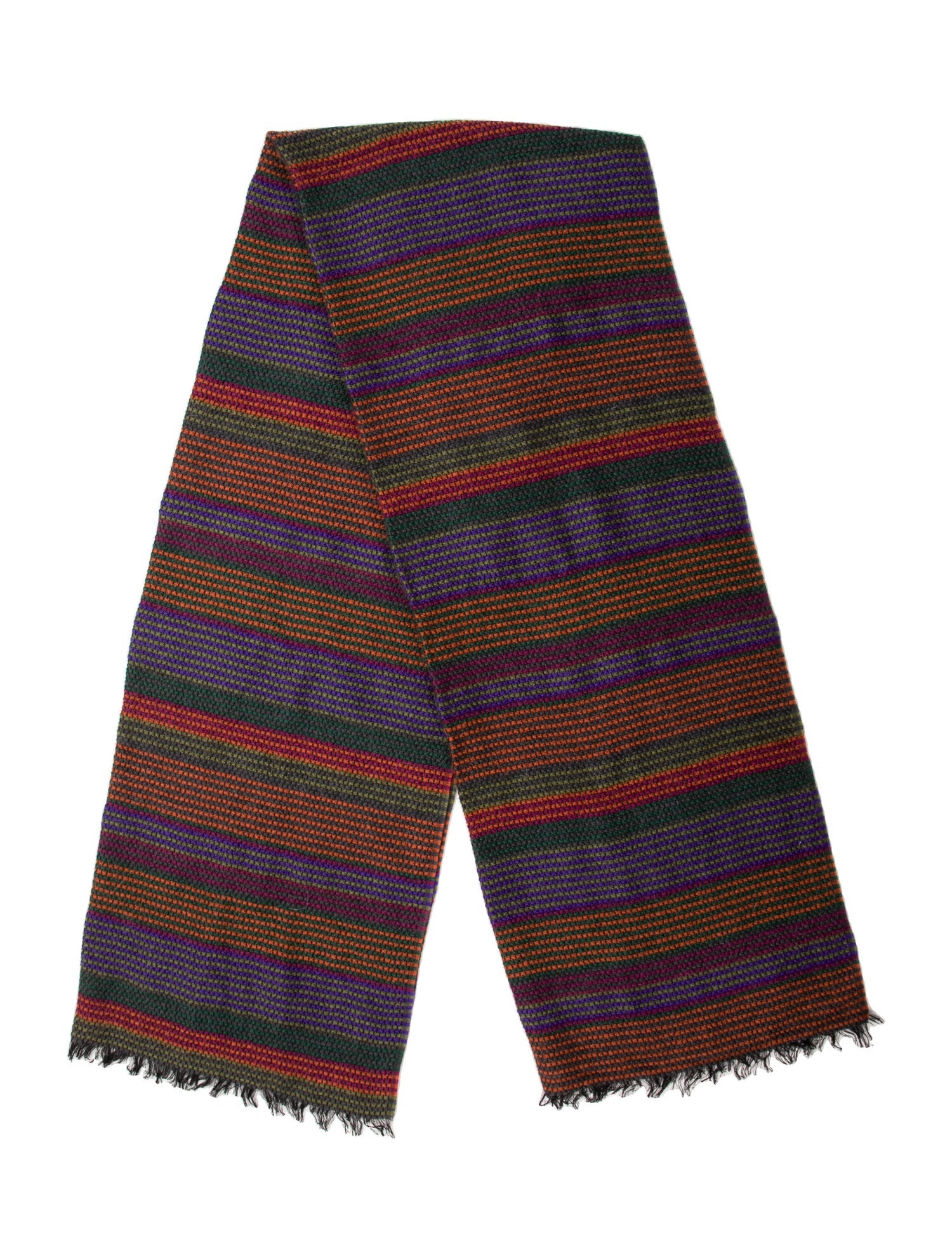 Etro Wool Striped Scarf